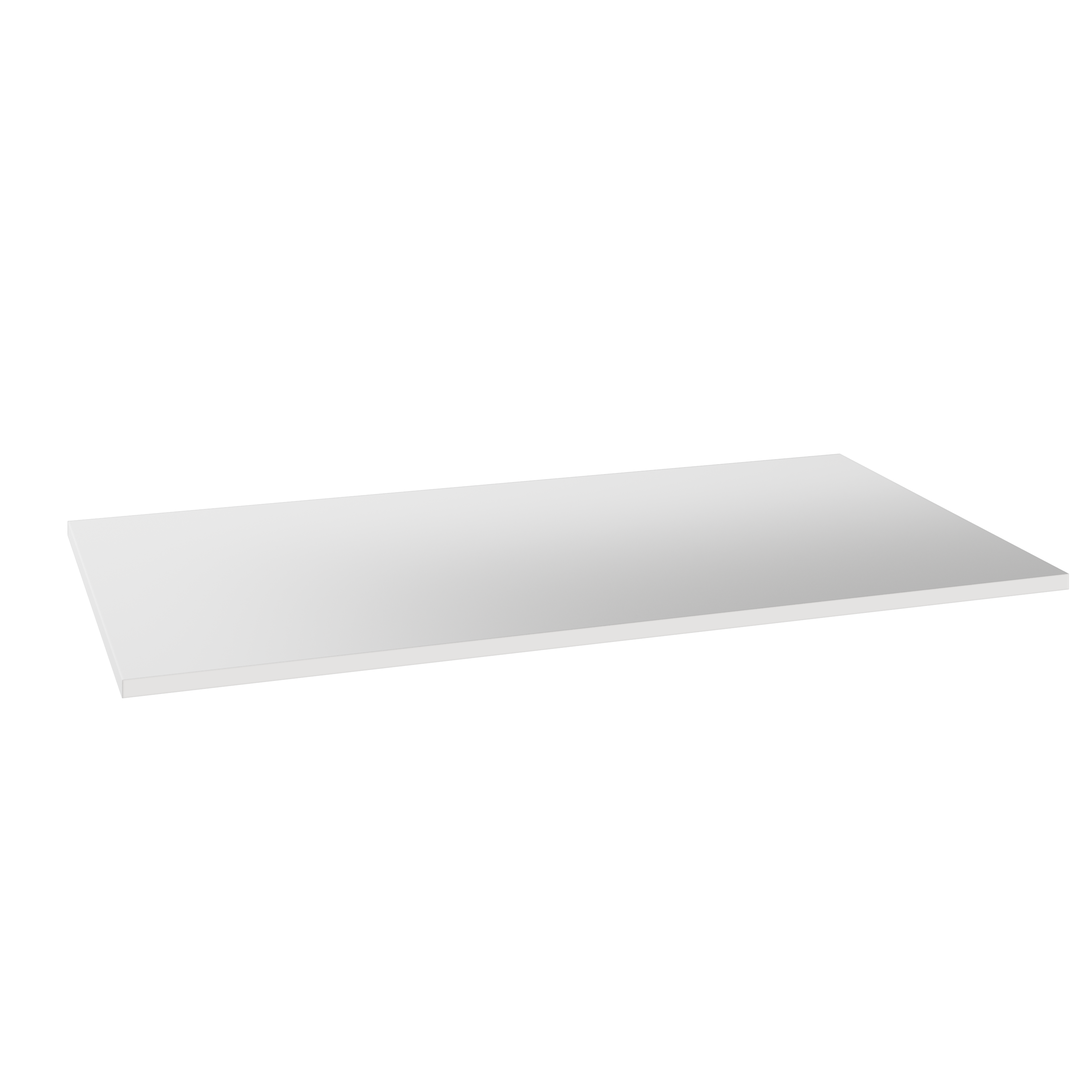 Półka prosta do korpusu 100 cm głębokość 58 cm biała