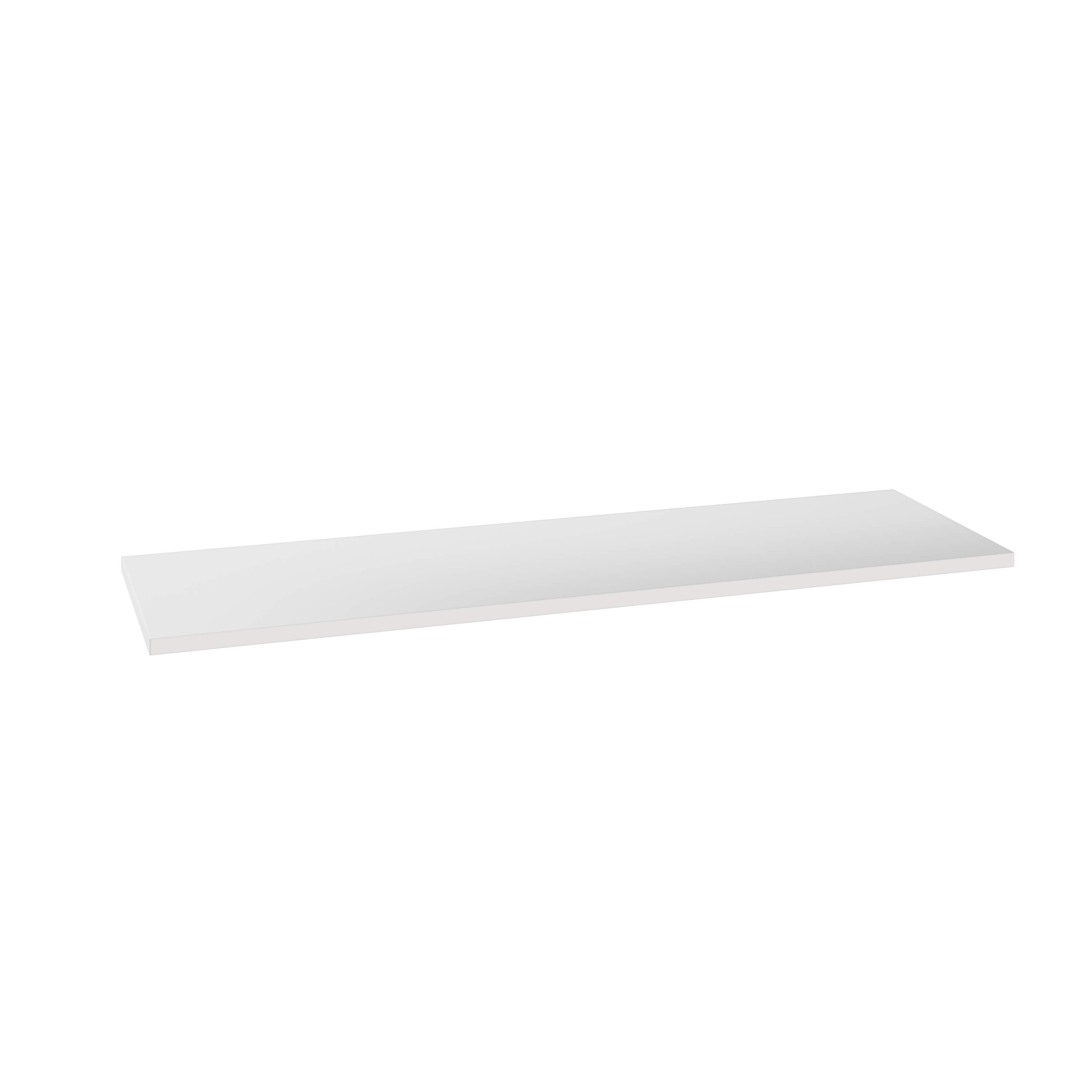 Półka prosta do korpusu 100 cm głębokość 35.6 cm biała