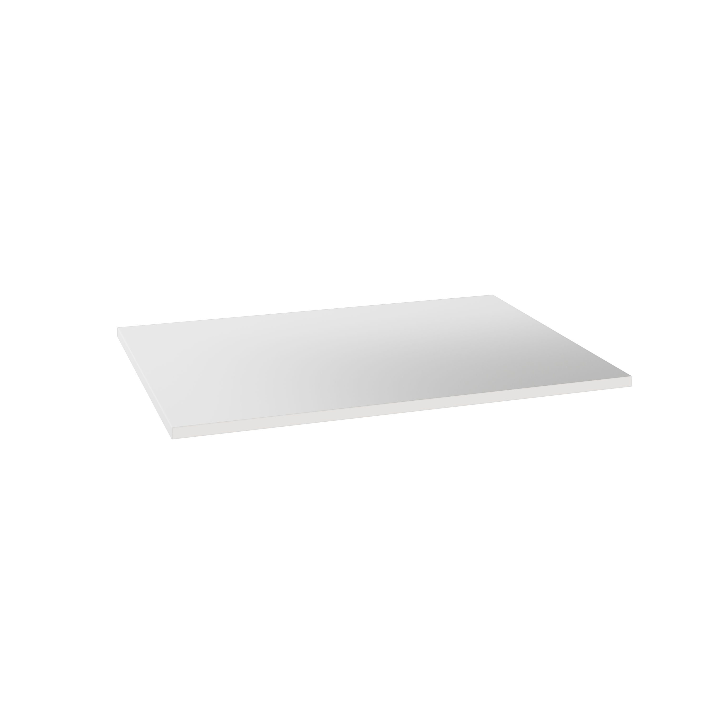 Półka prosta do korpusu 50 cm głębokość 45 cm biała
