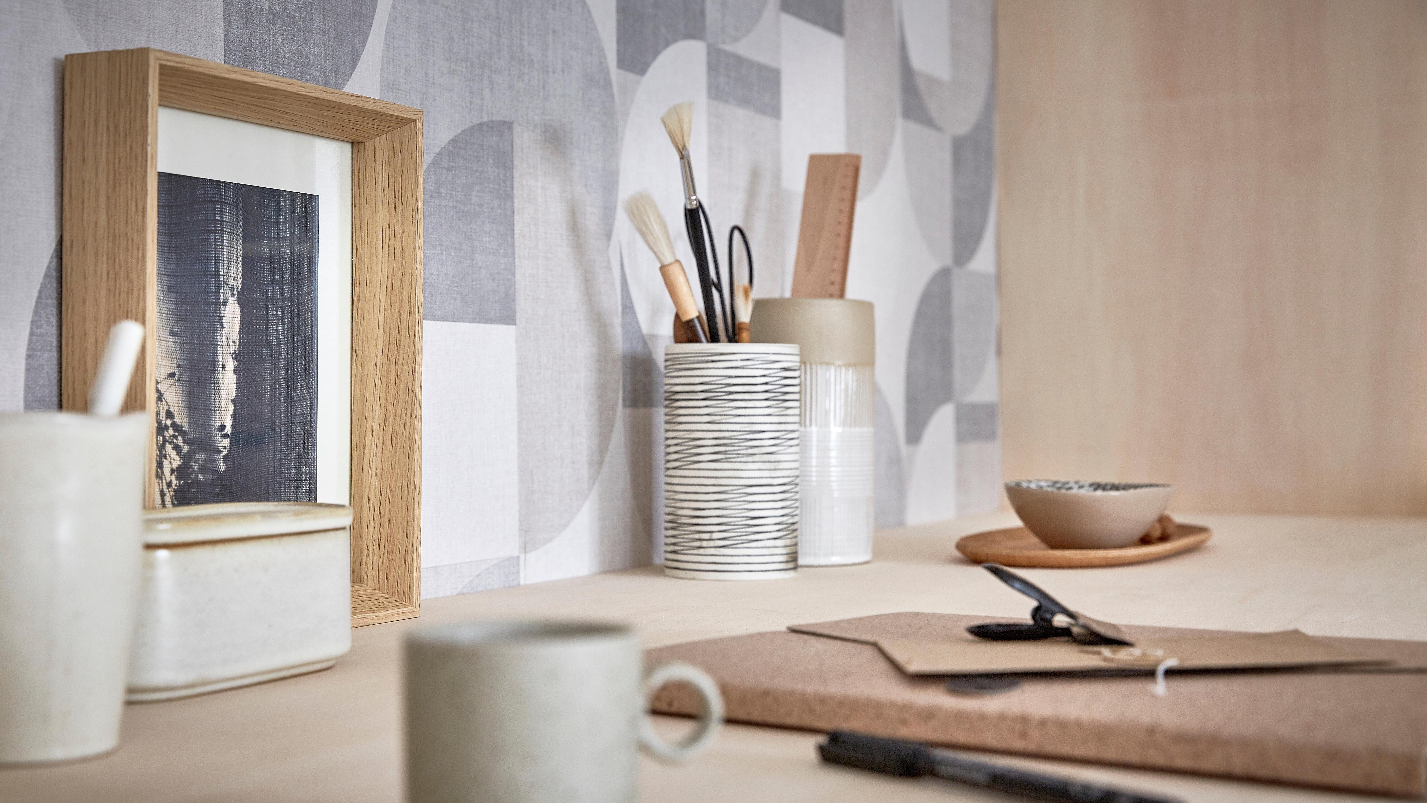 Papier peint vinyle Cercles Weirmar - 7