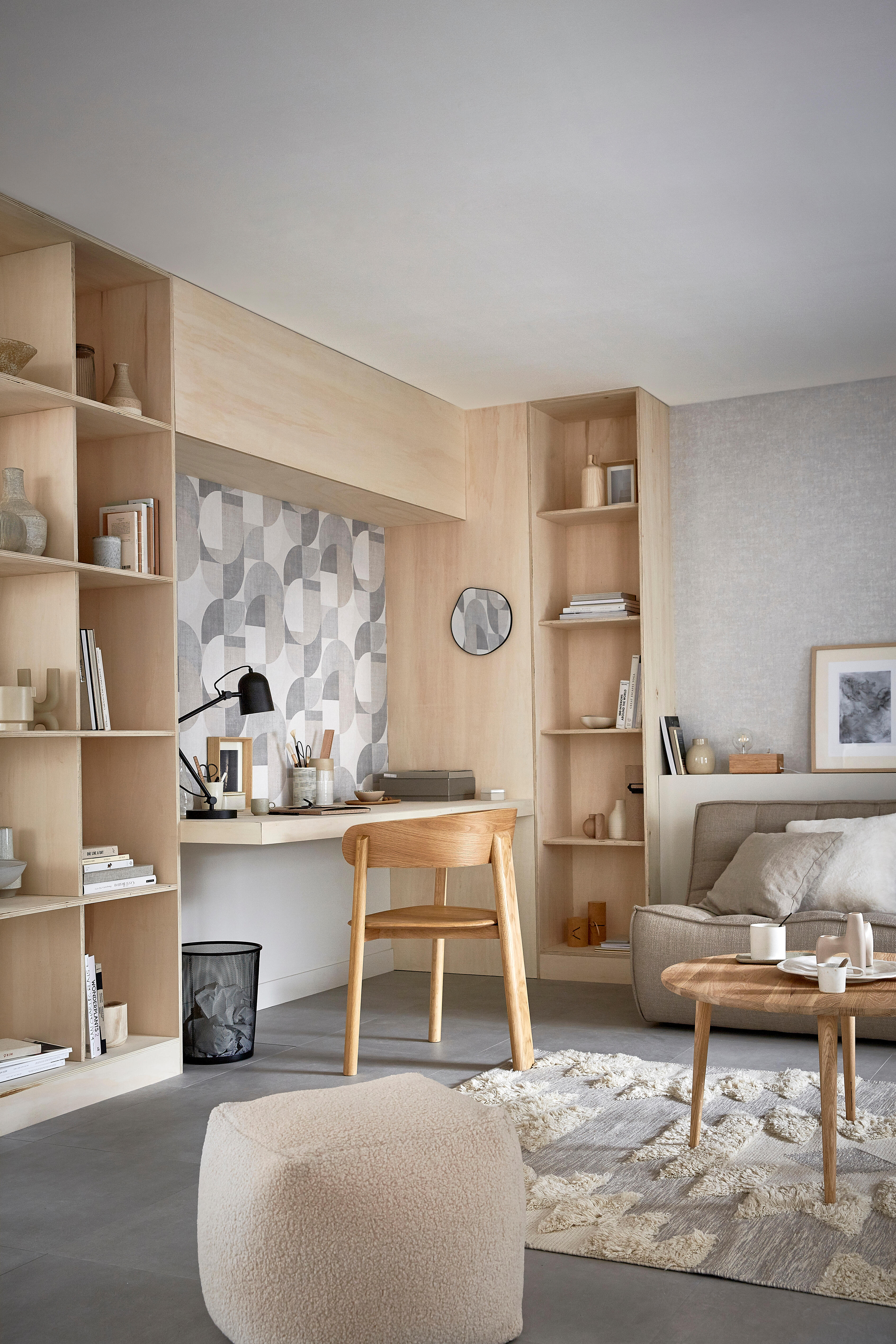 Papier peint vinyle Cercles Weirmar - 5