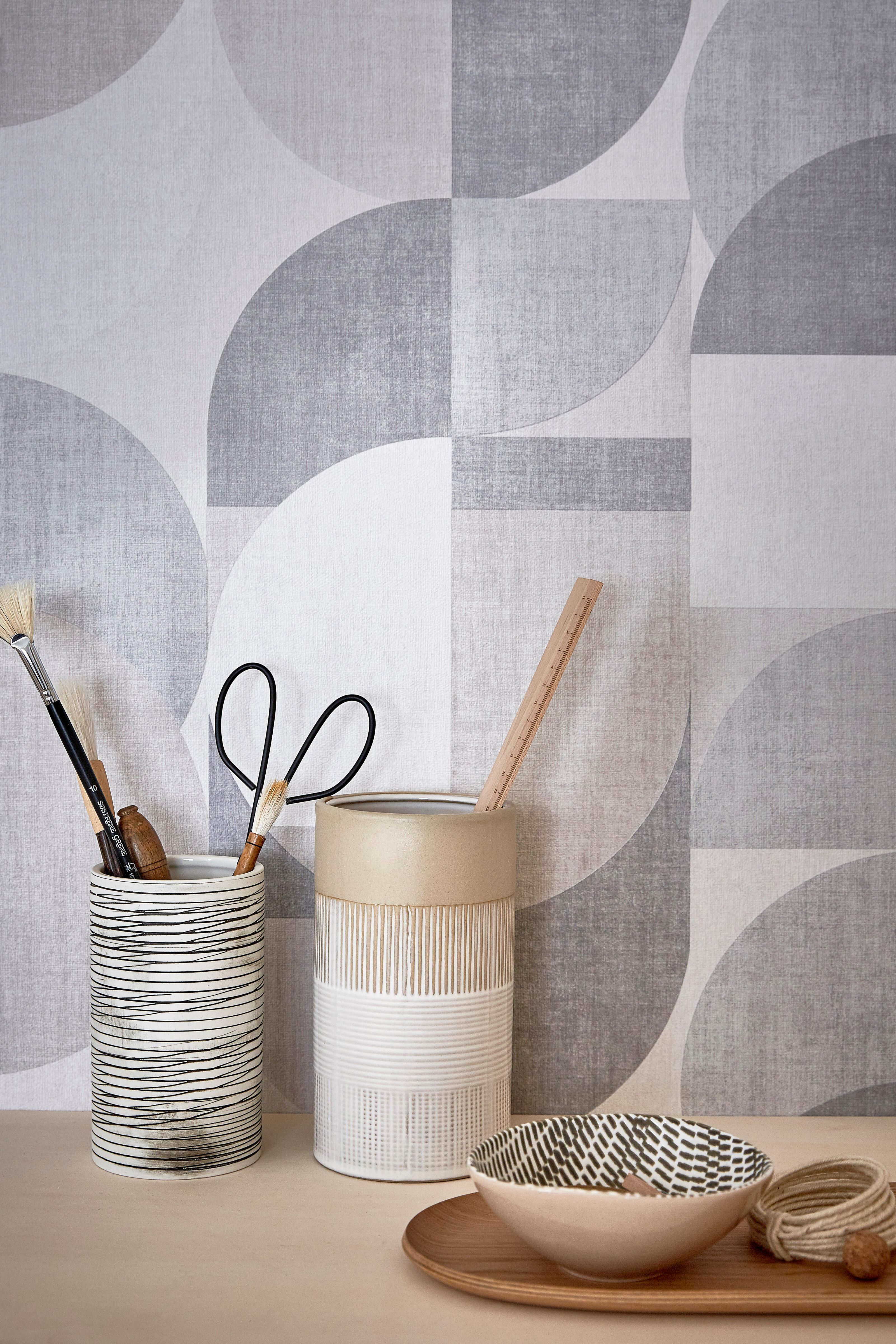 Papier peint vinyle Cercles Weirmar - 8