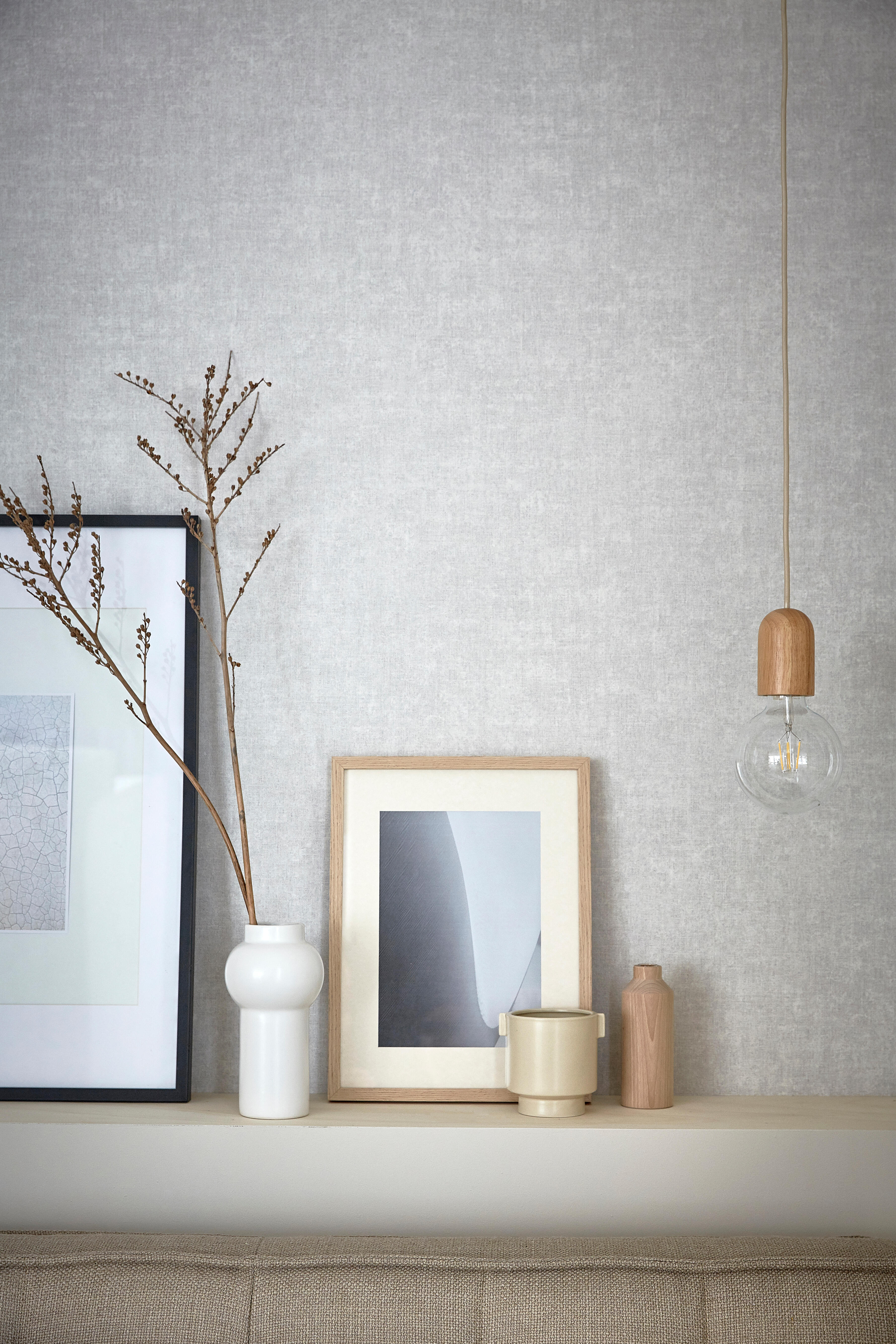 Papier peint intissé Vintage gris - 6