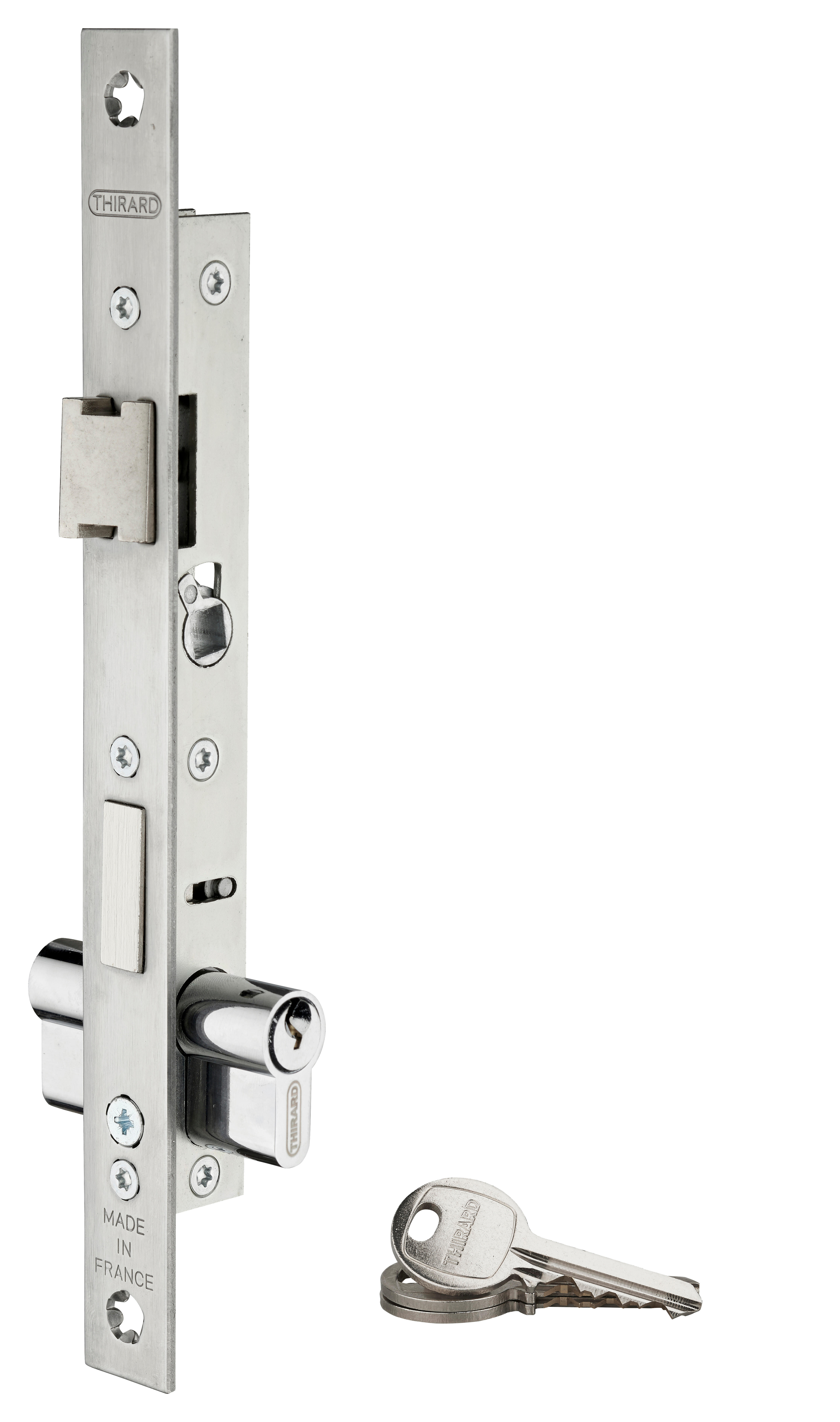 Serrure encastrée THIRARD, à cylindre, axe 10.5 mm - 2