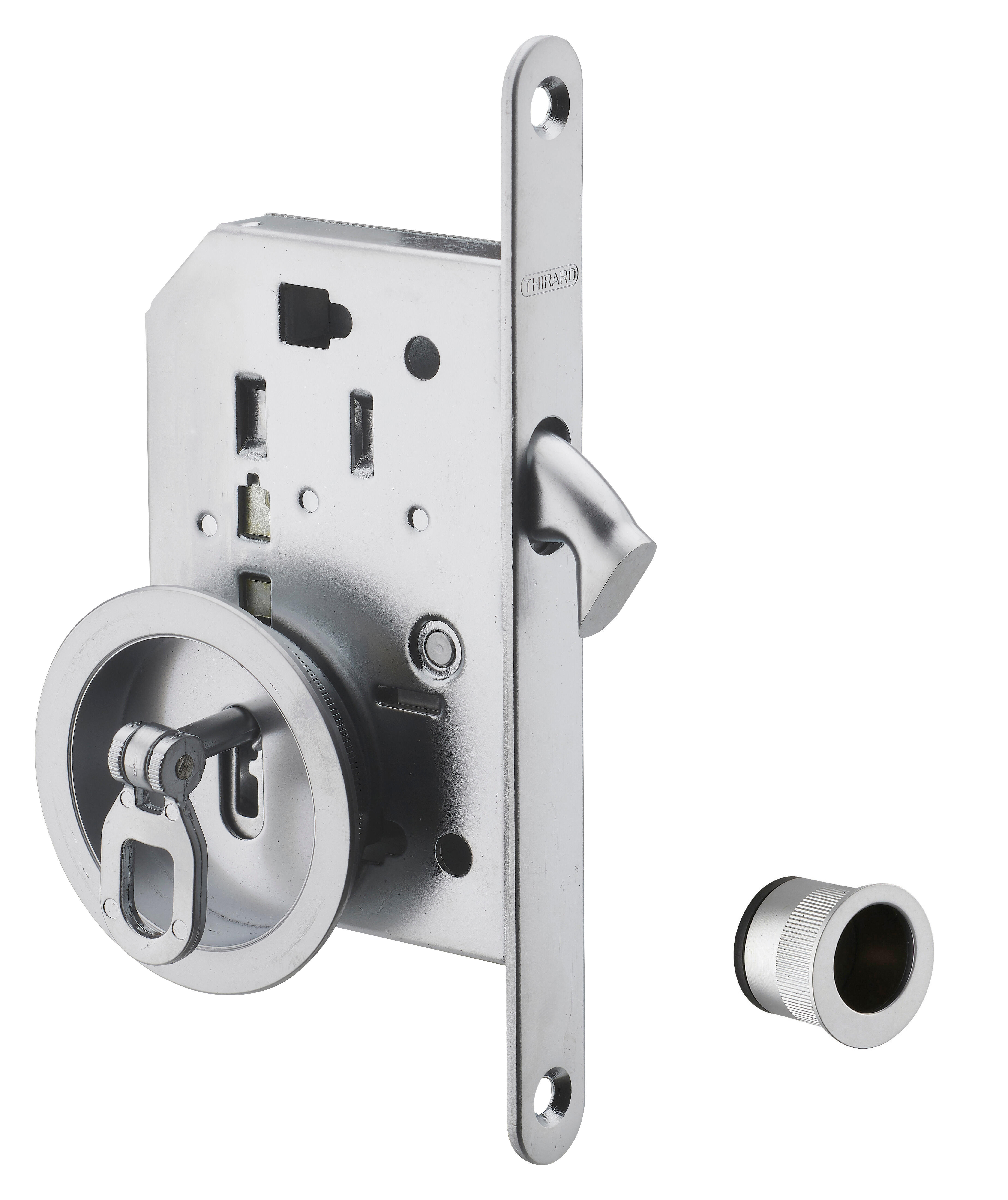 Serrure encastrée THIRARD, à clé, axe 50 mm - 2