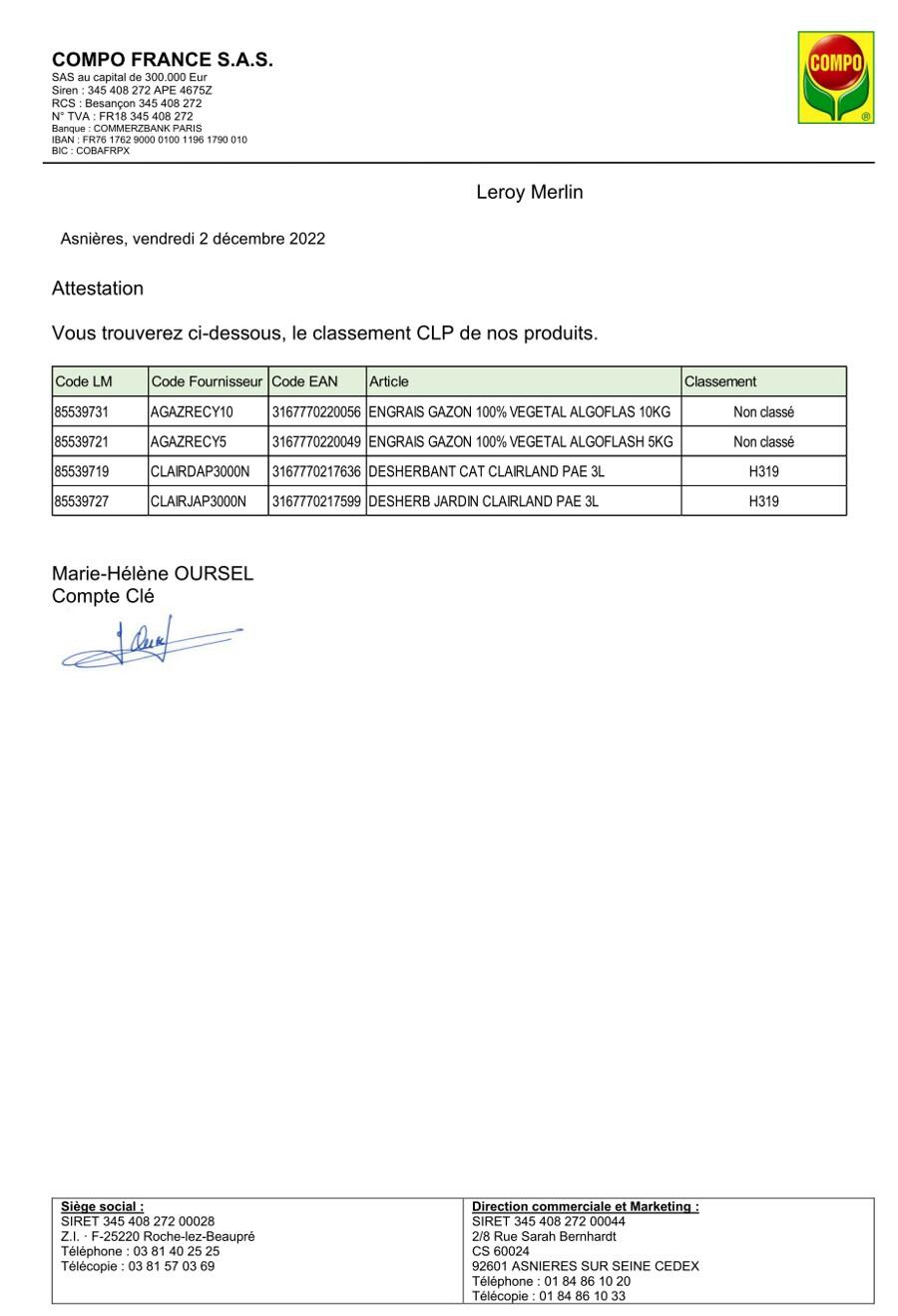 Engrais gazon ALGOFLASH - 2