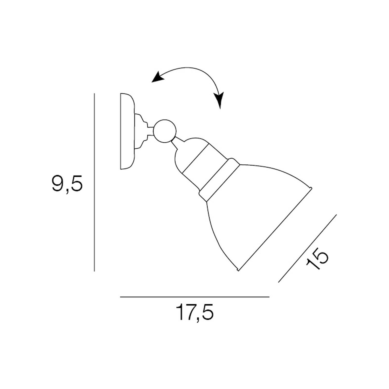 Spot salle de bain GU10 Lewis, métal Corep - 5