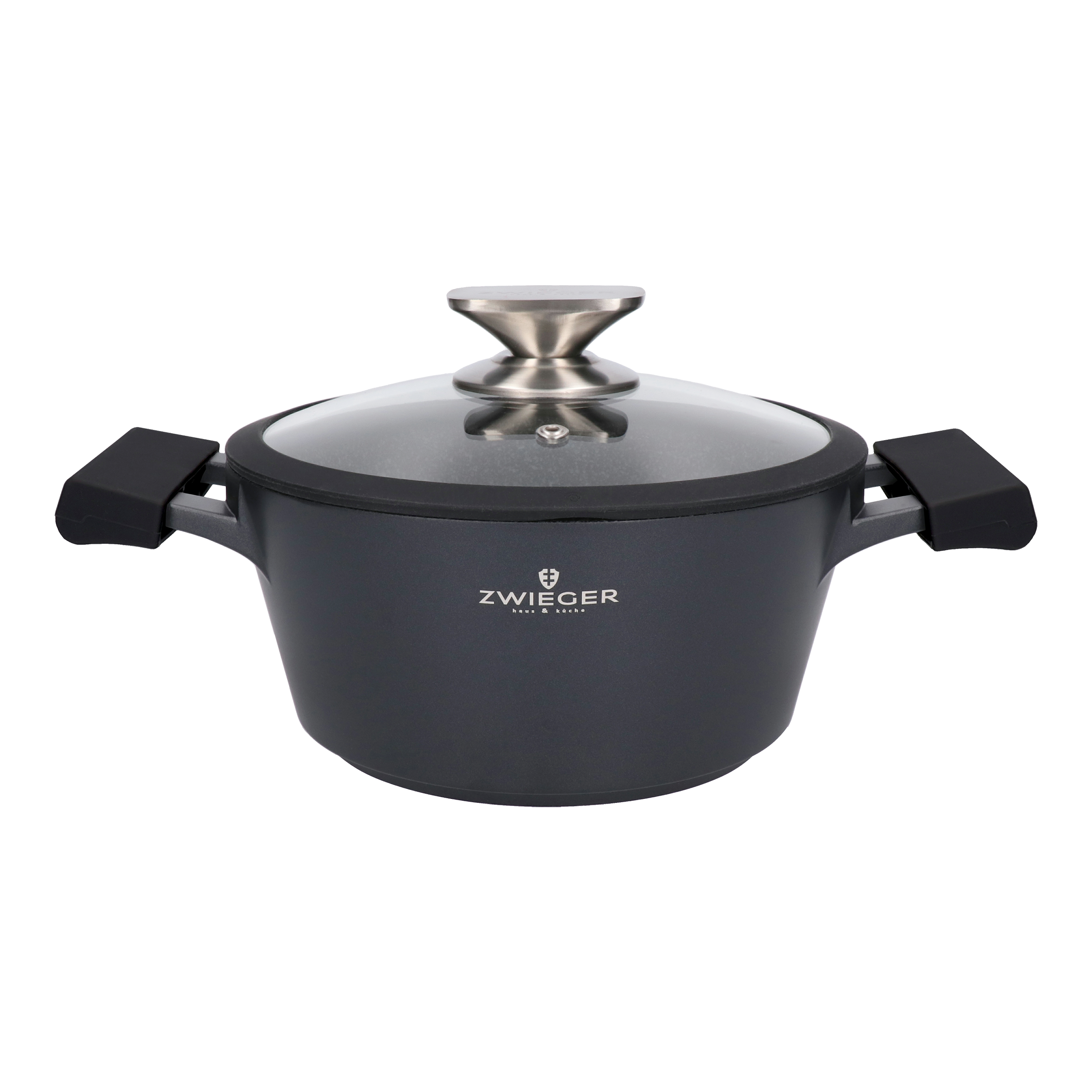 Garnek Black Stone z pokrywką 2 l Zwieger