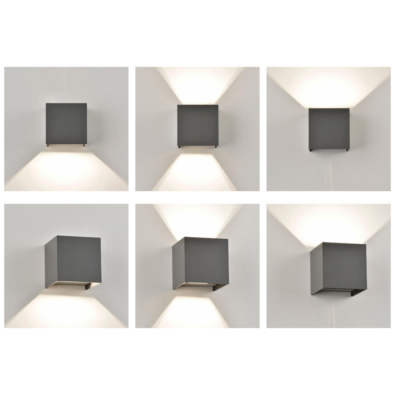 Applique LED extérieure Miami 1200 lumens blanc neutre, gris LITTLE GARDEN - 2