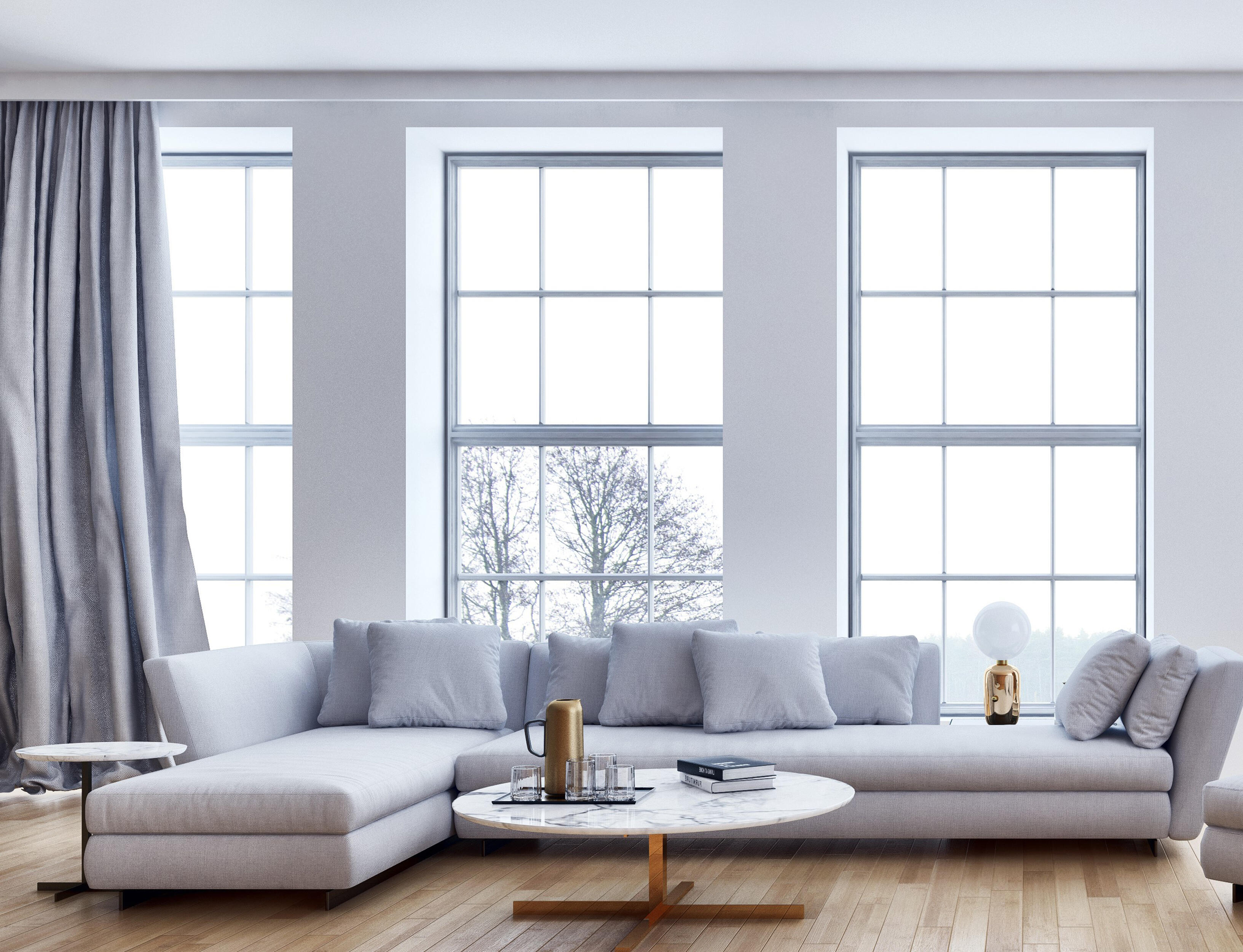 Listwa karniszowa LK-3 do LED z polimeru 6.5 x 200 cm DMS - 3