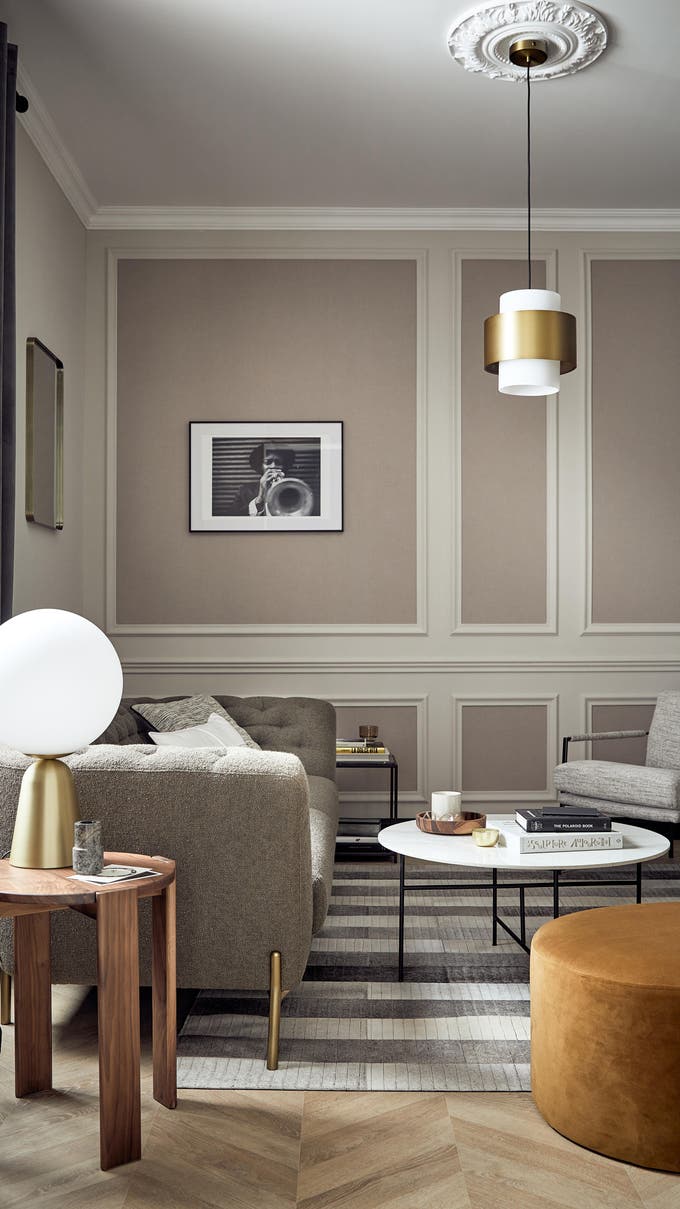 photo d'un salon tendance historic 