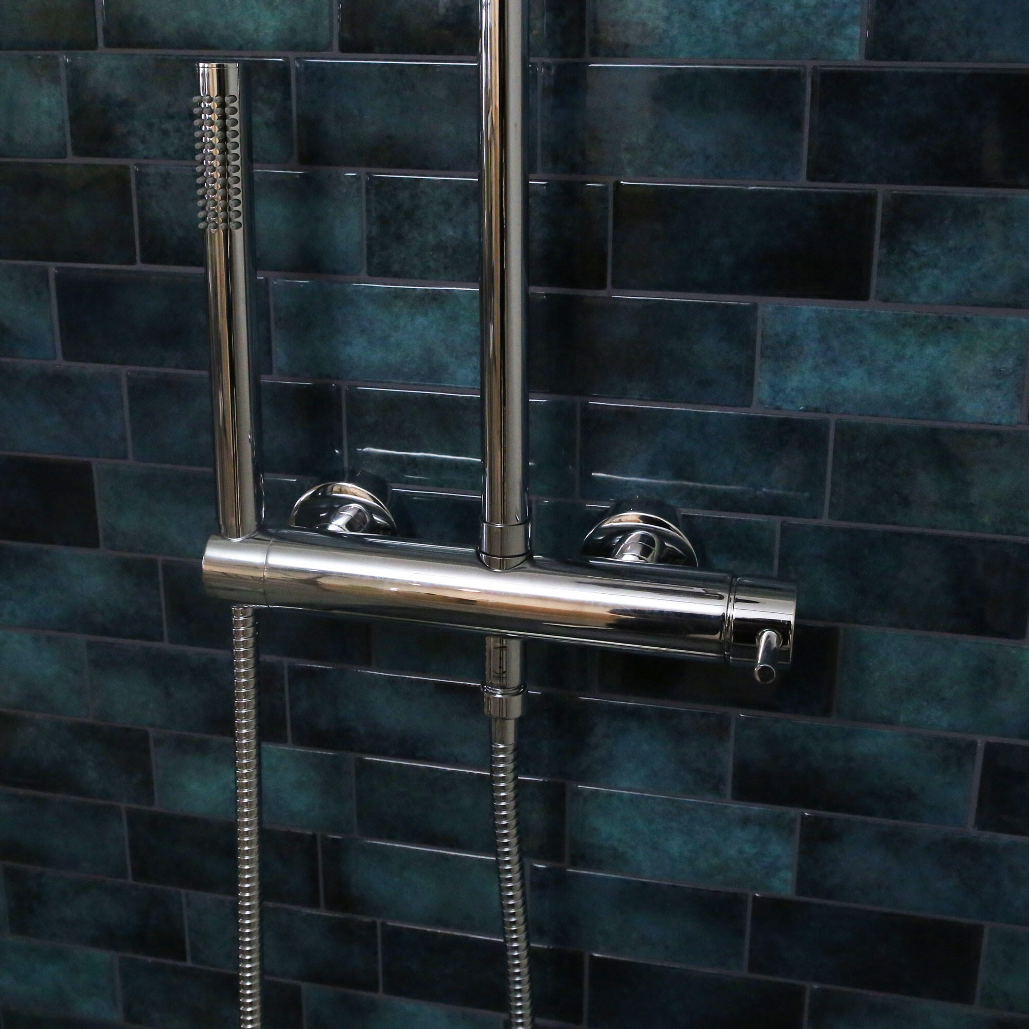 Conjunto de duche COM TORNEIRA MONOCOMANDO CROMADO - 7