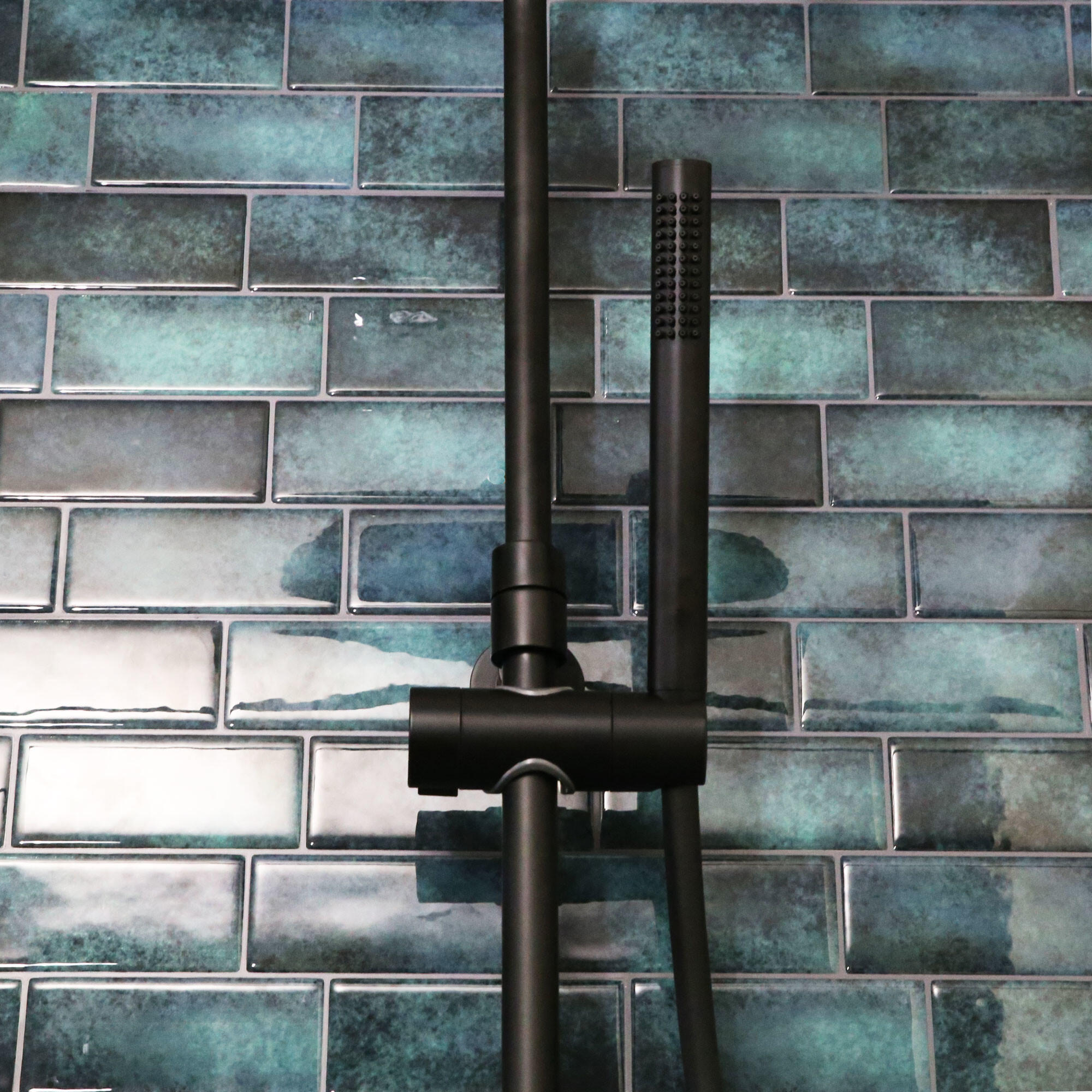 Columna de ducha monomando ESSEBAGNO Envol negro - 5