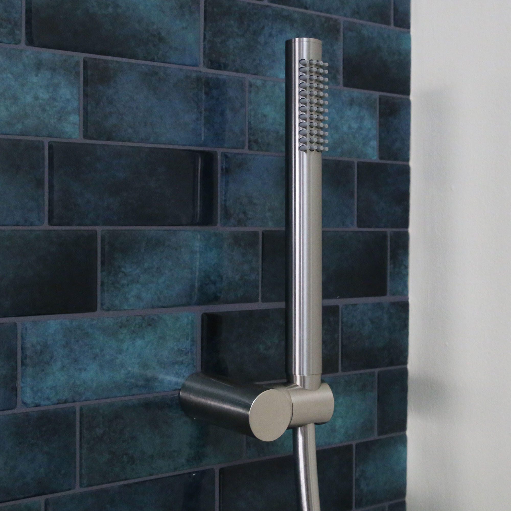 Trio de douche1, ESSEBAGNO Envol Façon inox - 2