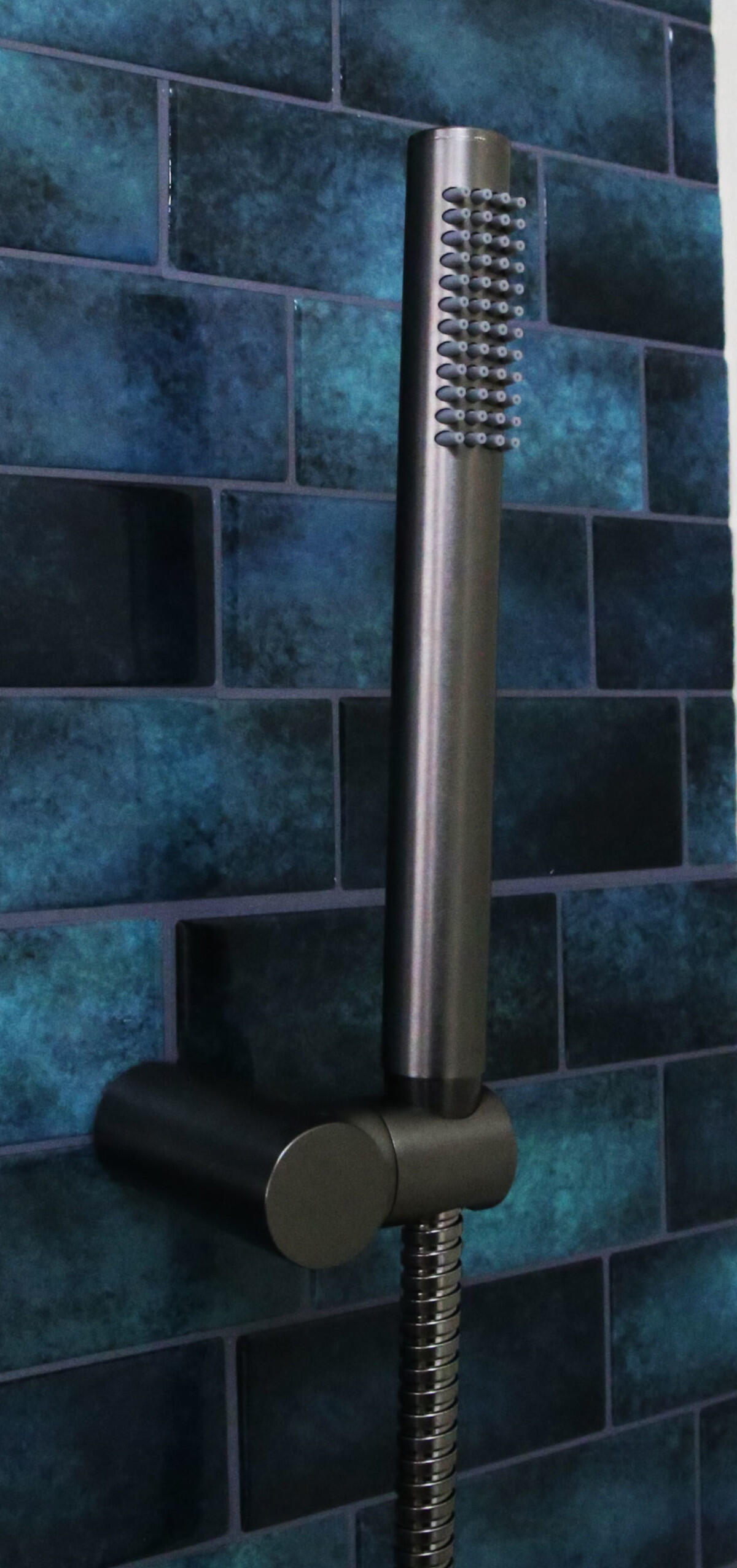 Trio de douche, ESSEBAGNO Envol Gun Métal - 2