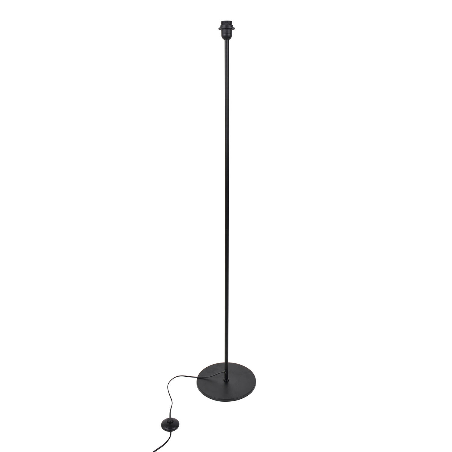 Pie evan metal negro 146 cm alto