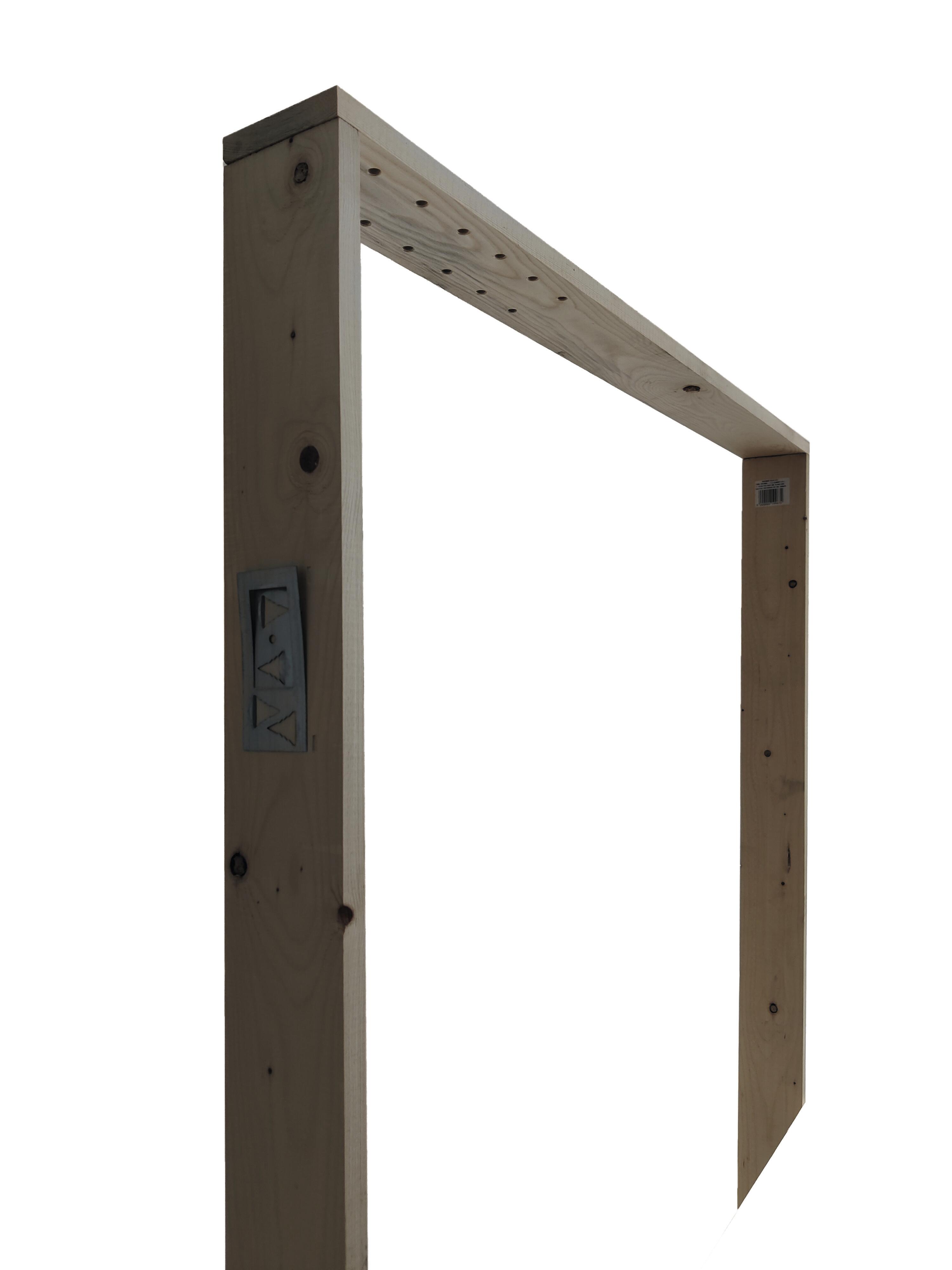 Telaio per porta in legno L 10.5 x H 217 cm - 2
