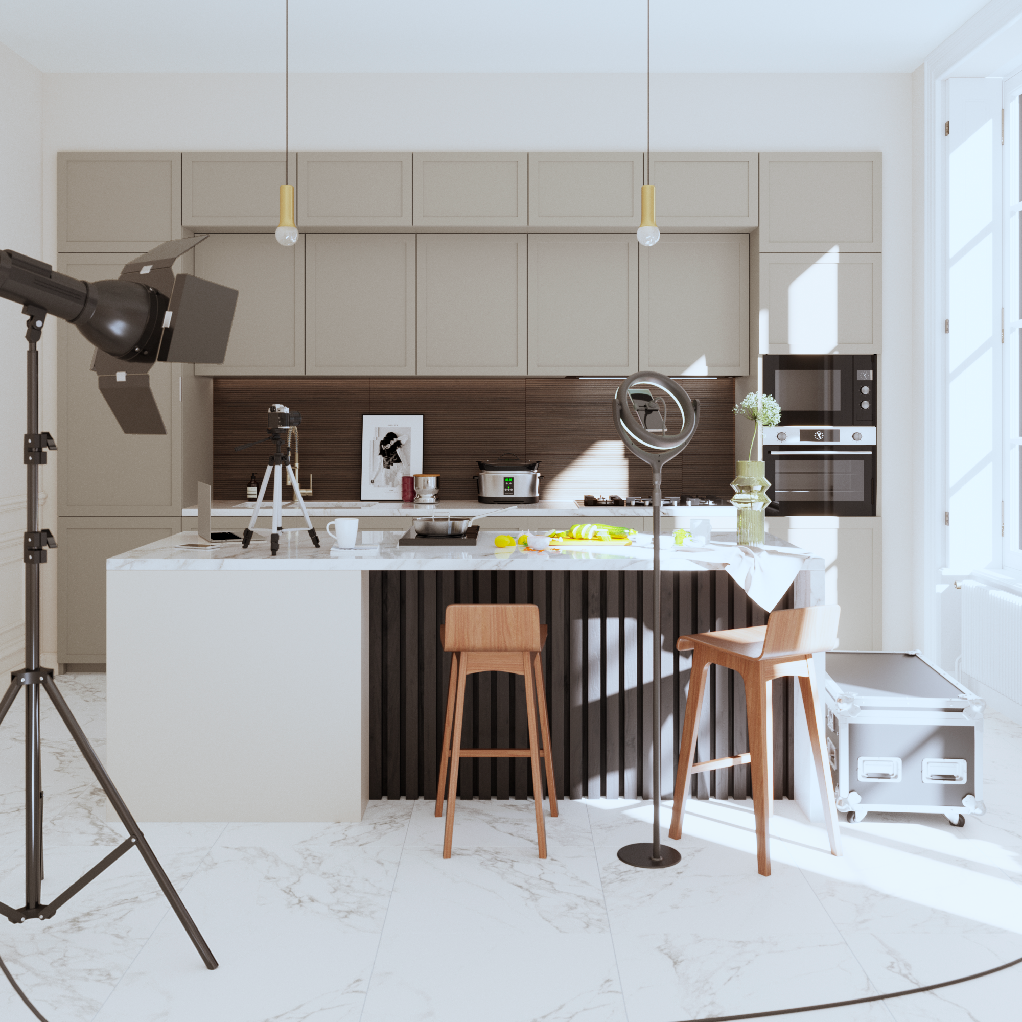 Carrelage mur intérieur effet relief / bois marron Blush l.30 x L.90 cm x Ep.10. - 4