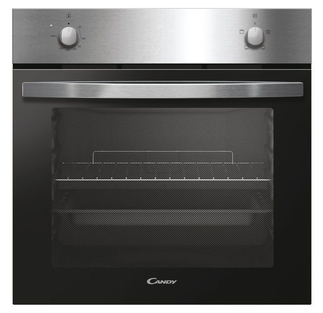 Four convection naturelle, émail lisse, CANDY FCID X100 Inox
