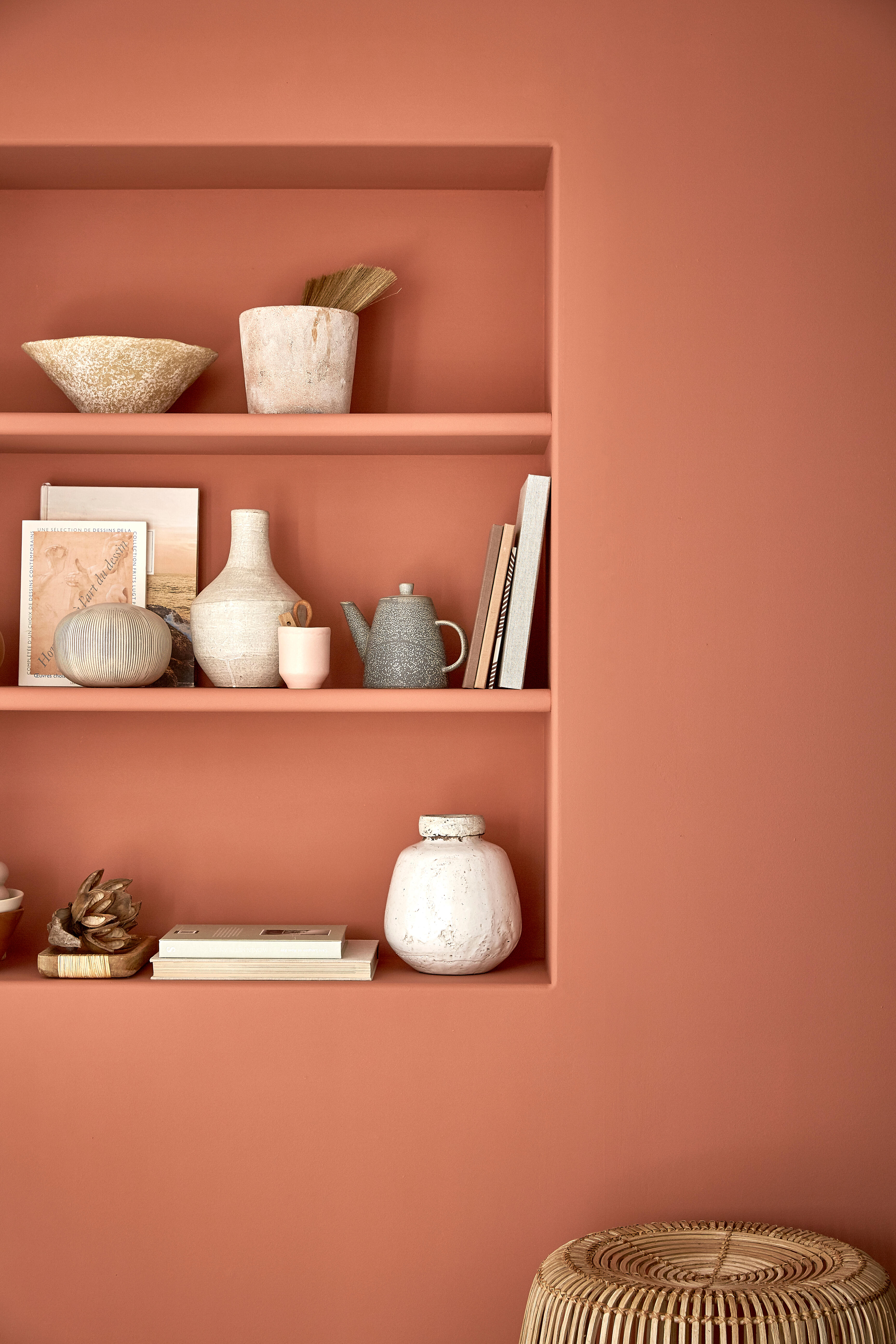 Testeur peinture mur, boiserie, radiateur rouge laterite velours ENVIE Biosourcé - 4