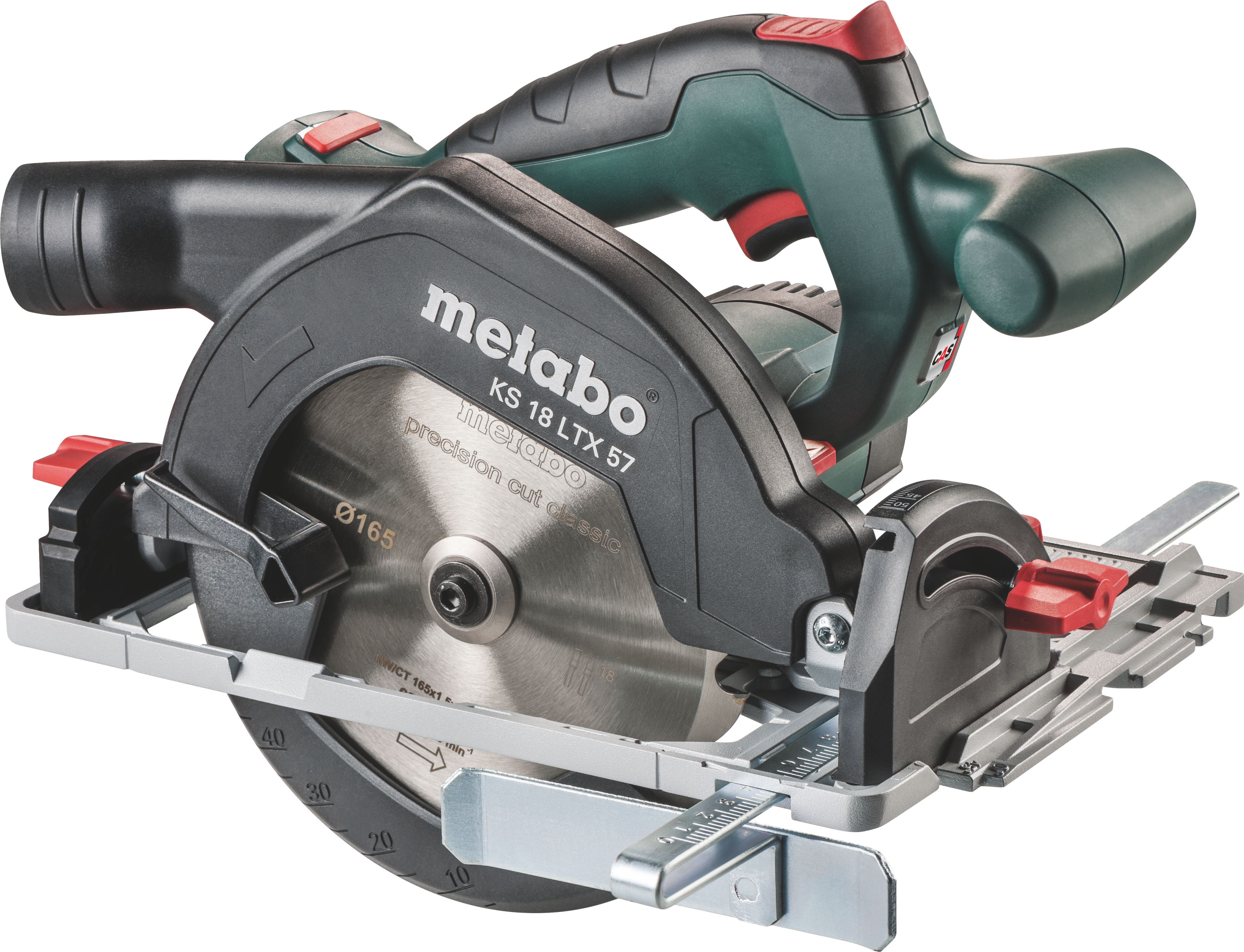 Bezprzewodowa piła tarczowa 18V 165mm 0ak KS18LTX57 METABO