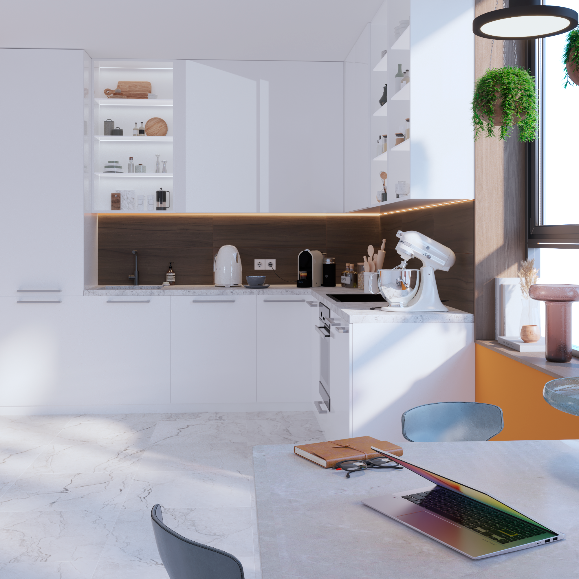 Carrelage mur intérieur effet bois marron Blush l.30 x L.90 cm x Ep.10.5 mm ARTE - 5