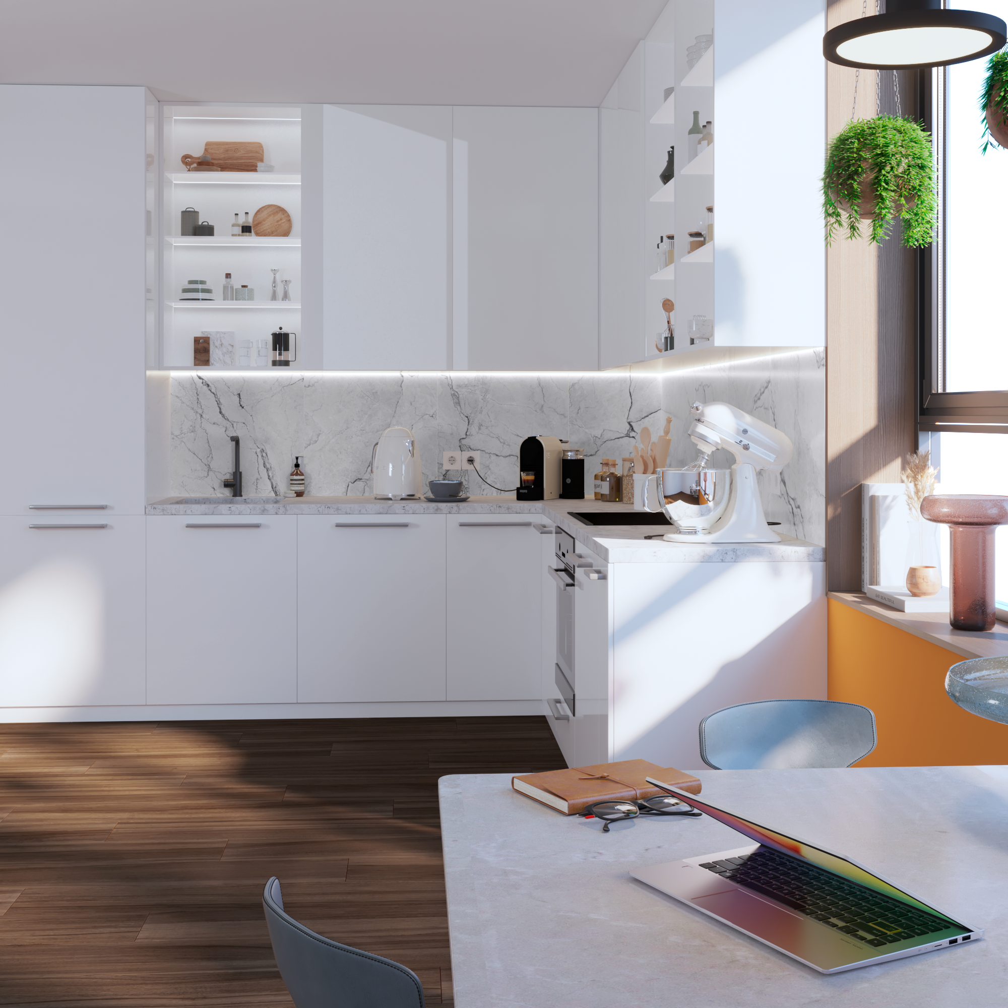 Piastrella da pavimento e rivestimento interno in gres porcellanato 60 x 60 cm rettificato smaltato bianco lucido Blush R9 traffico medio forte (pei 3/5) Sp. 9.5 mm 1.08 mq - 3