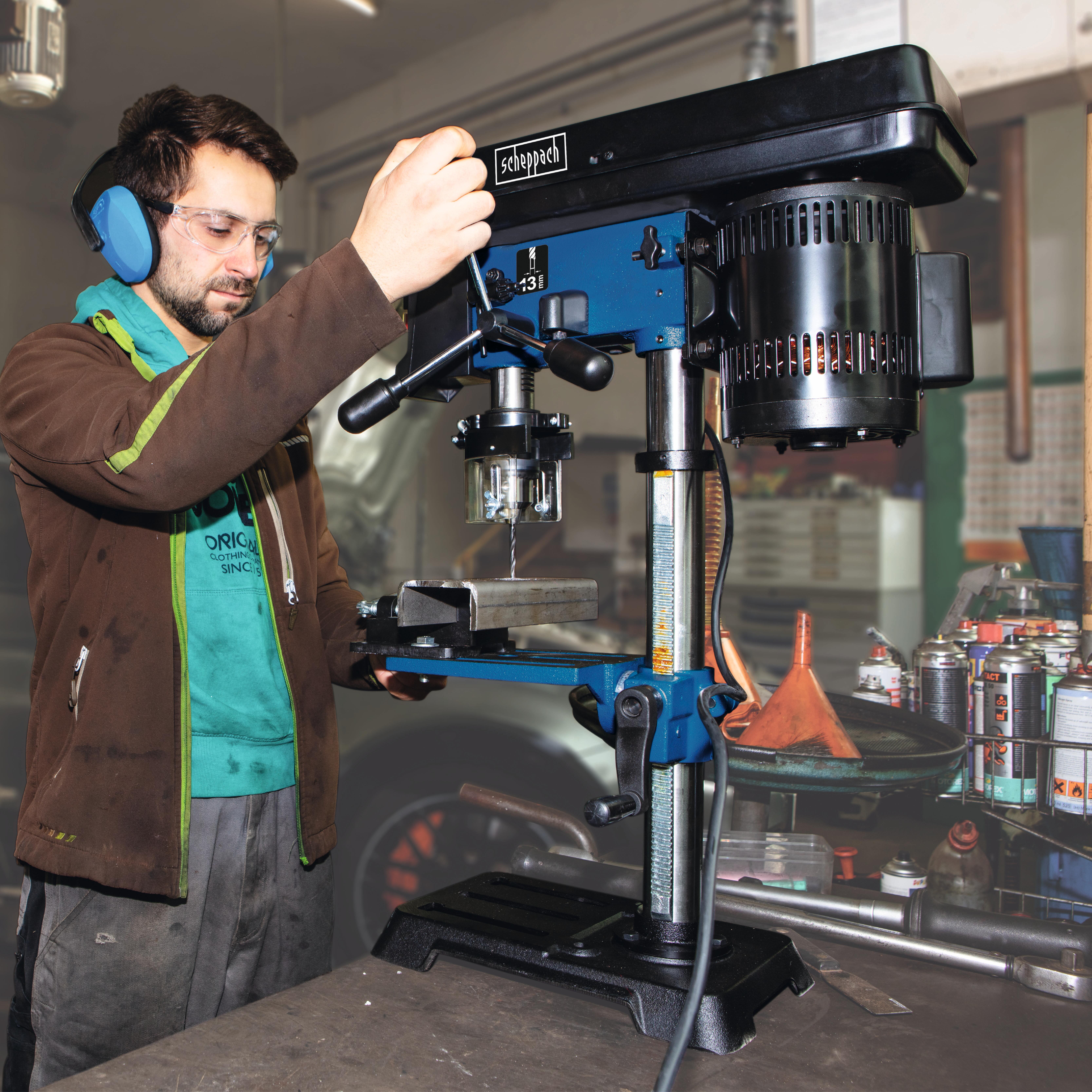 Perceuse à colonne SCHEPPACH Dp16sl, 550 W - 2