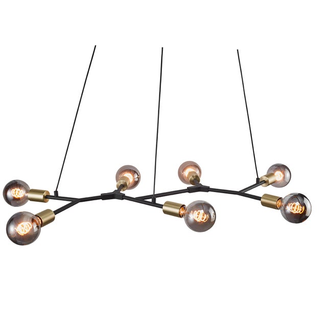 Suspension Josefine, laiton, l.45 cm, E27