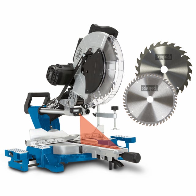 Scie à onglet et scie sur table SCHEPPACH HM140L, 305 mm, 2000 W