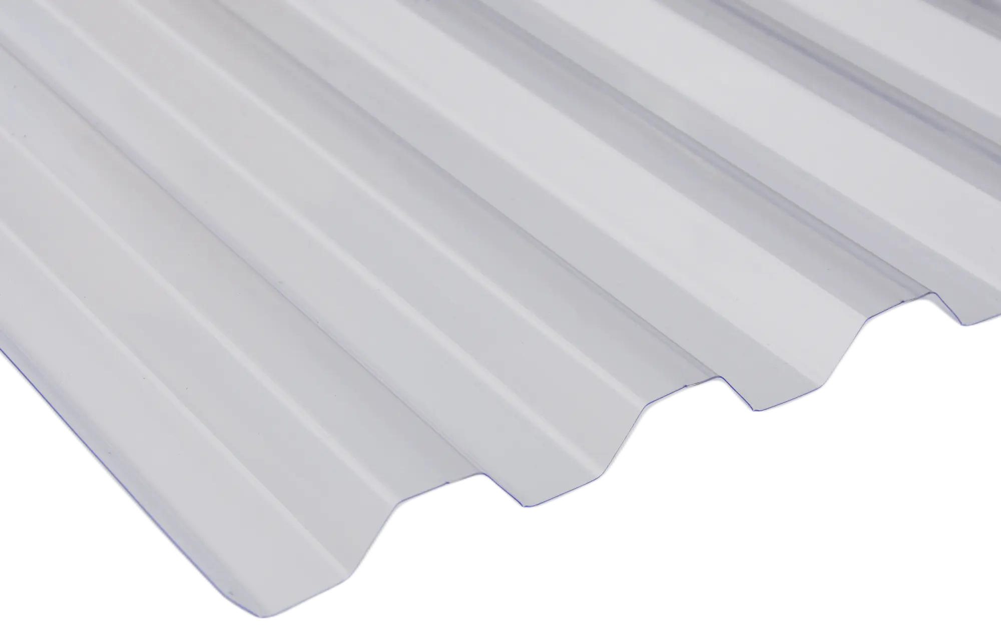 Płyta z poliwęglanu przeźroczysta trapezowa 76/18 900x2500 mm POLYXO