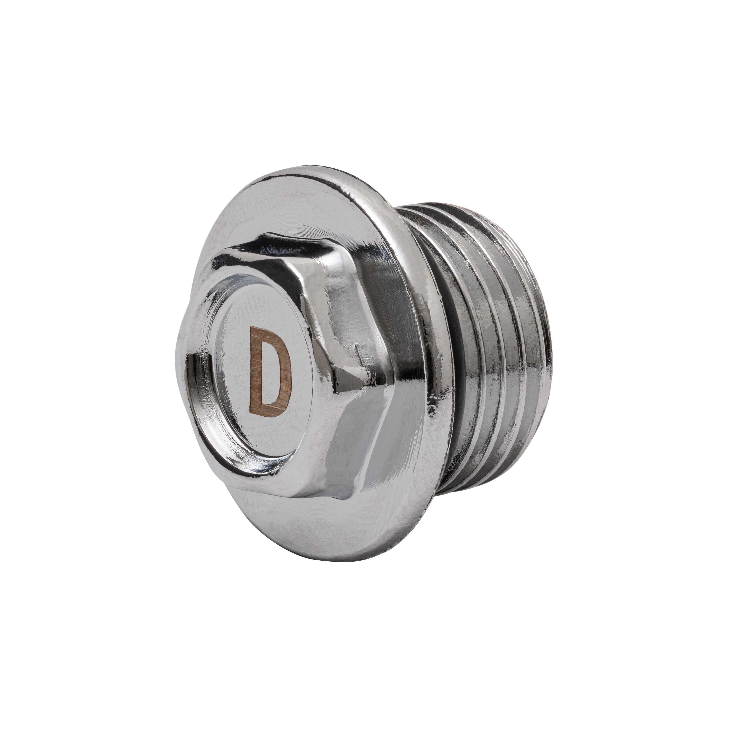 Bouchon de radiateur mâle chromé 1/2