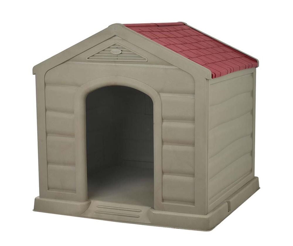 Caseta para perro de polipropileno kennel large 90x89x92 cm