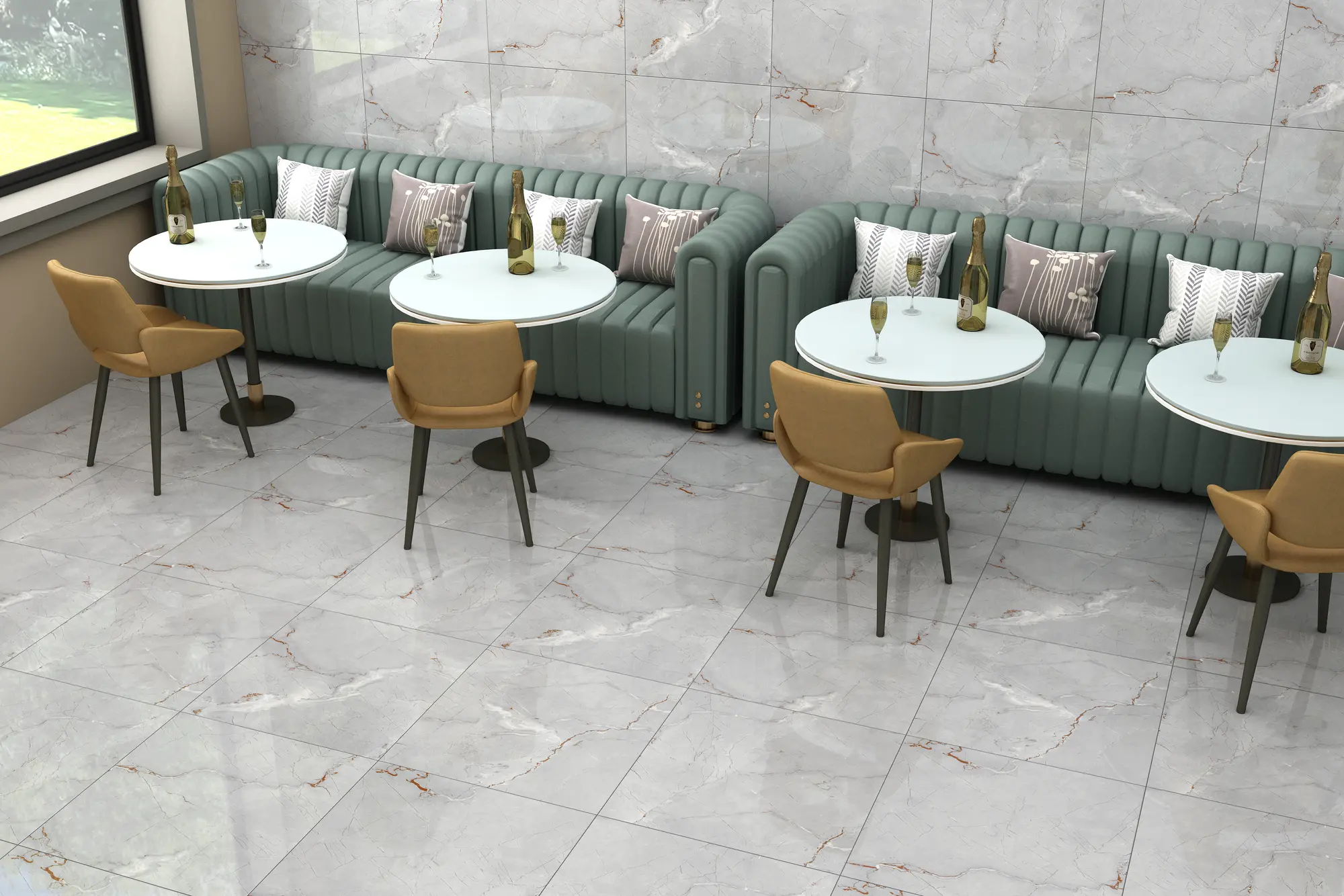 Gres szkliwiony Amarilo Grey 60x60 Egen - 3