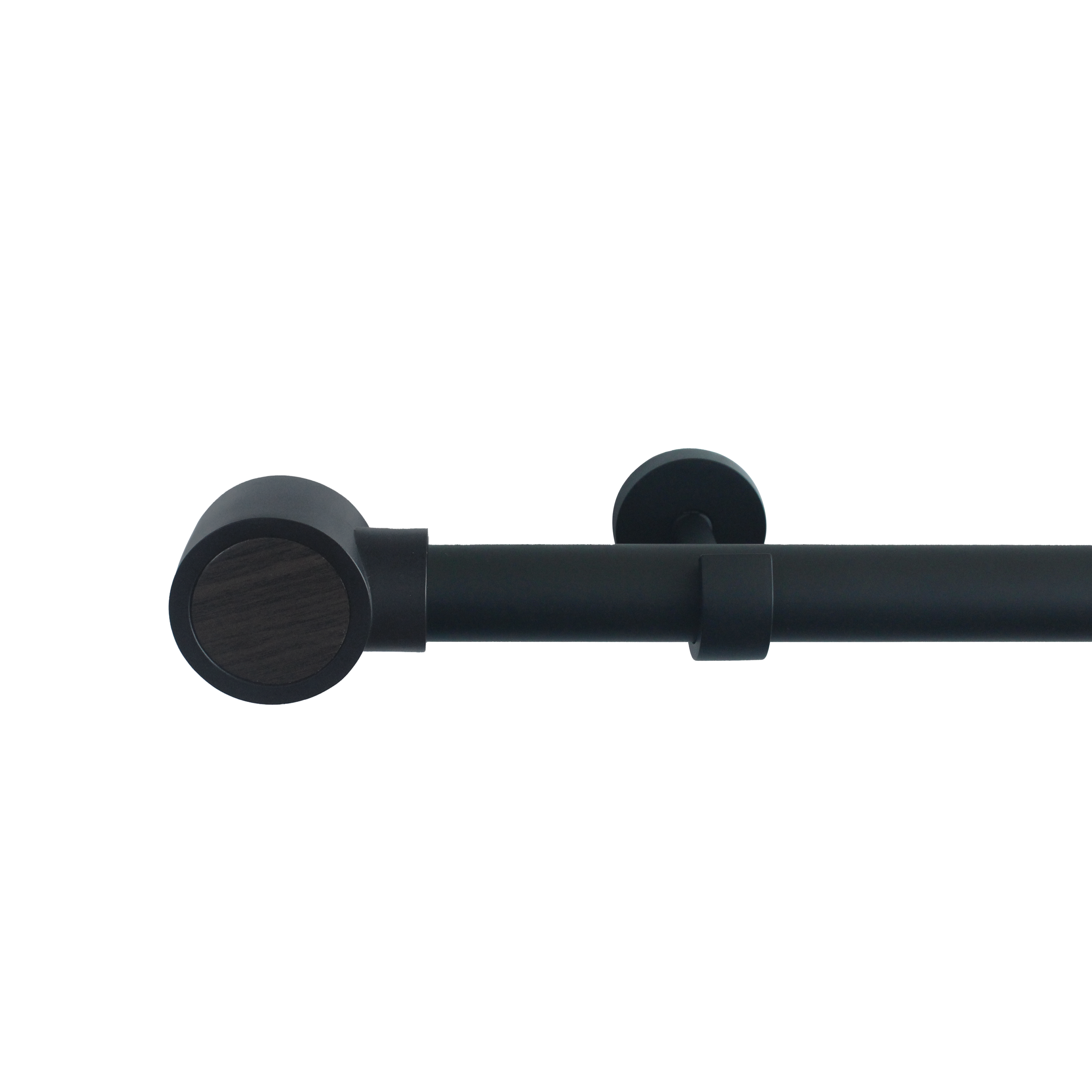 Karnisz teleskopowy pojedynczy Koky 160-300 cm czarny mat 25/28 mm Inspire