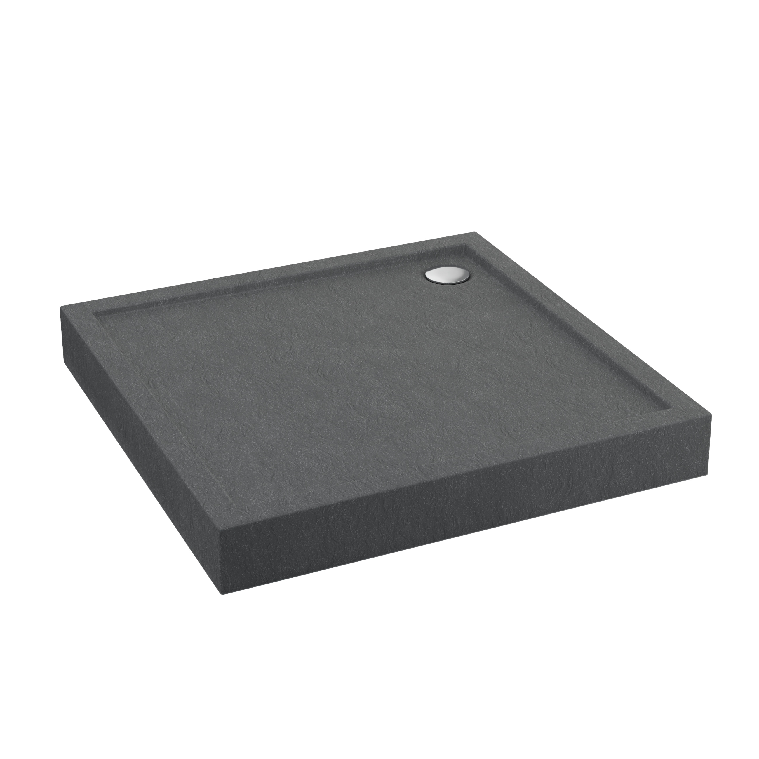 Brodzik Zintegrowany Kwadratowy Sensea Frigo 90 x 90 x 12 cm Szary Kamień - 8