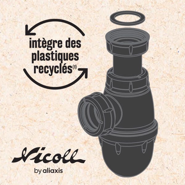 siphon gamme recyclé nicoll