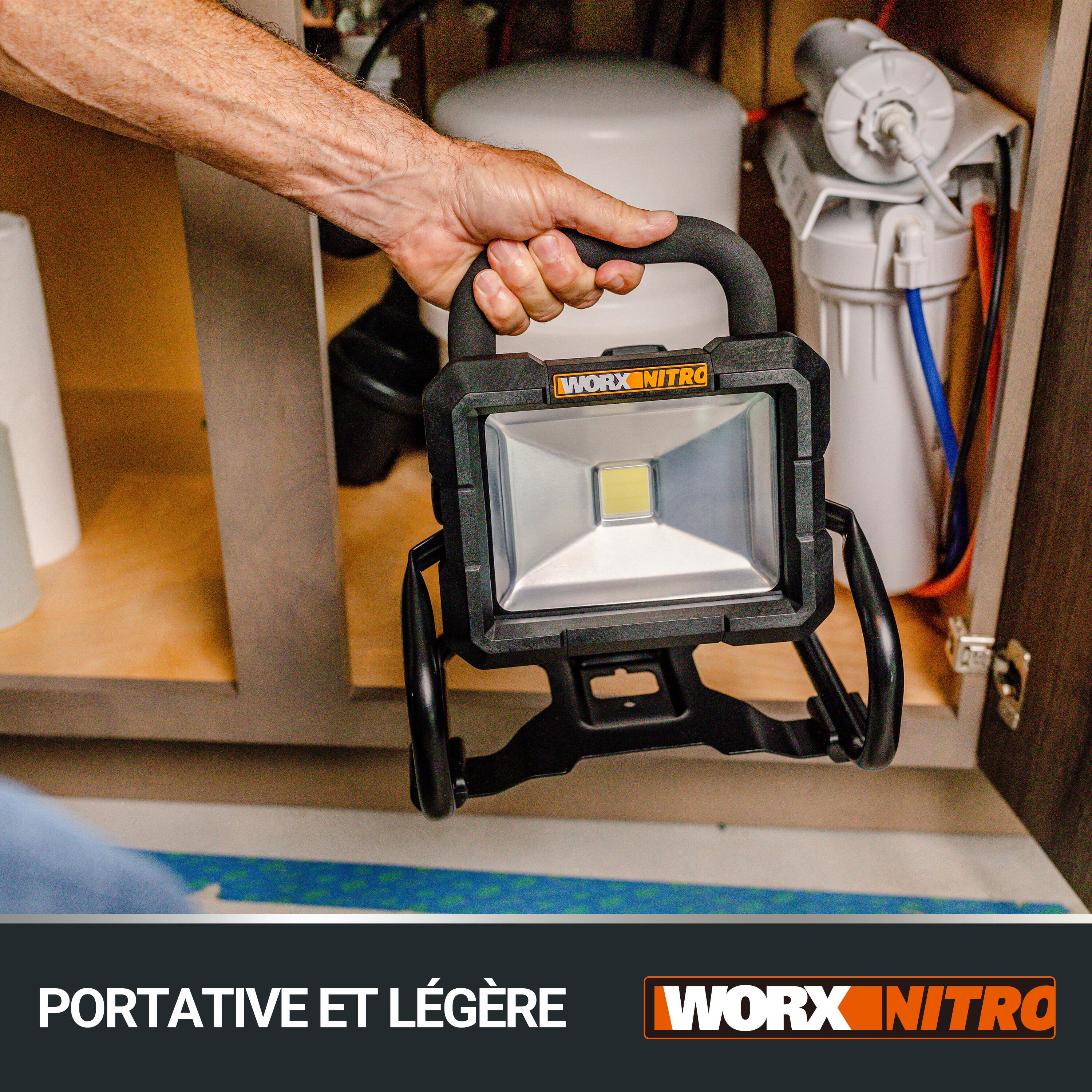 Projecteur LED 20V WORX NITRO - WX026.9 (Sans batterie ni chargeur) - 5