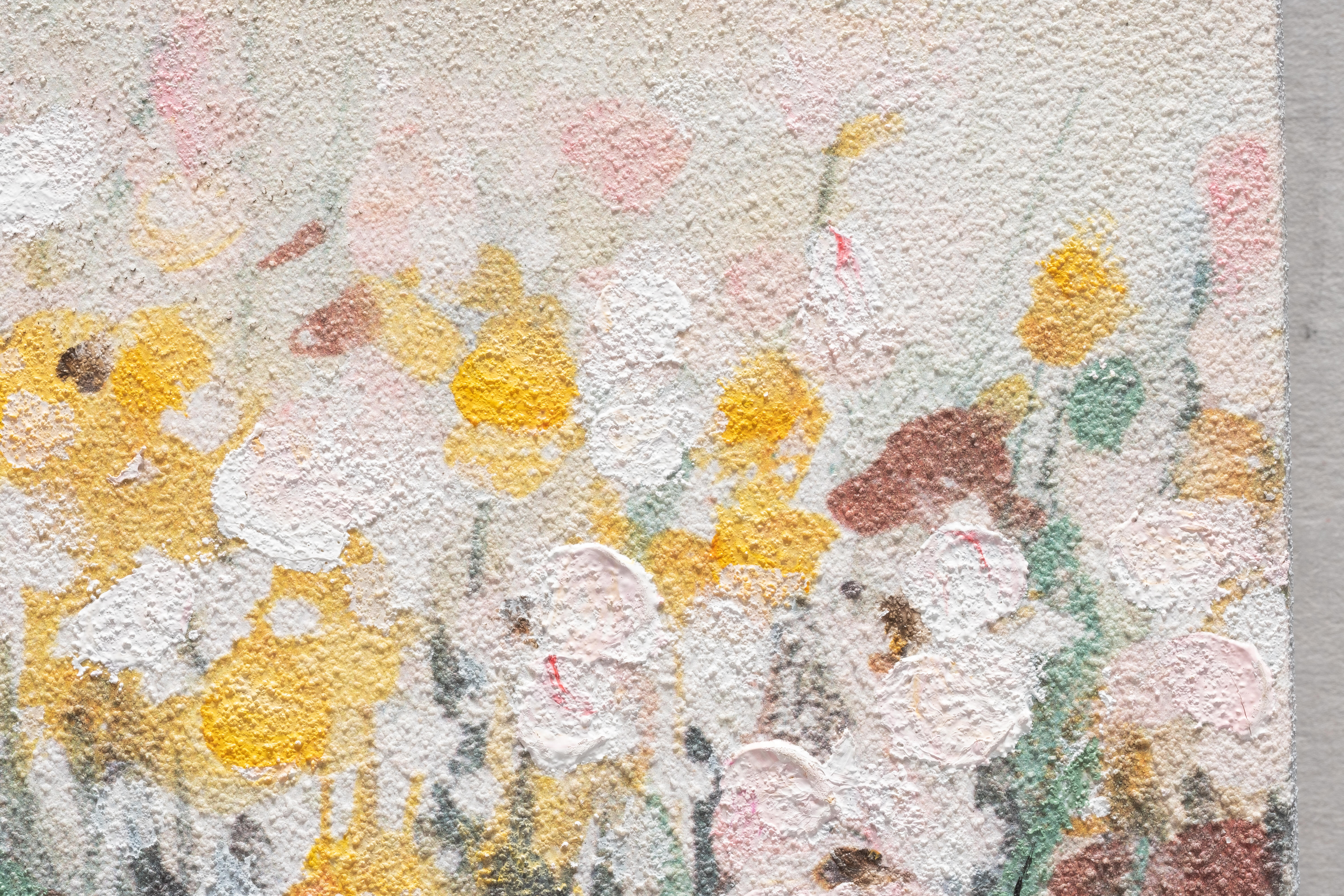 Tela pintada 30 x 30 cm CAMPO FLORES - 4