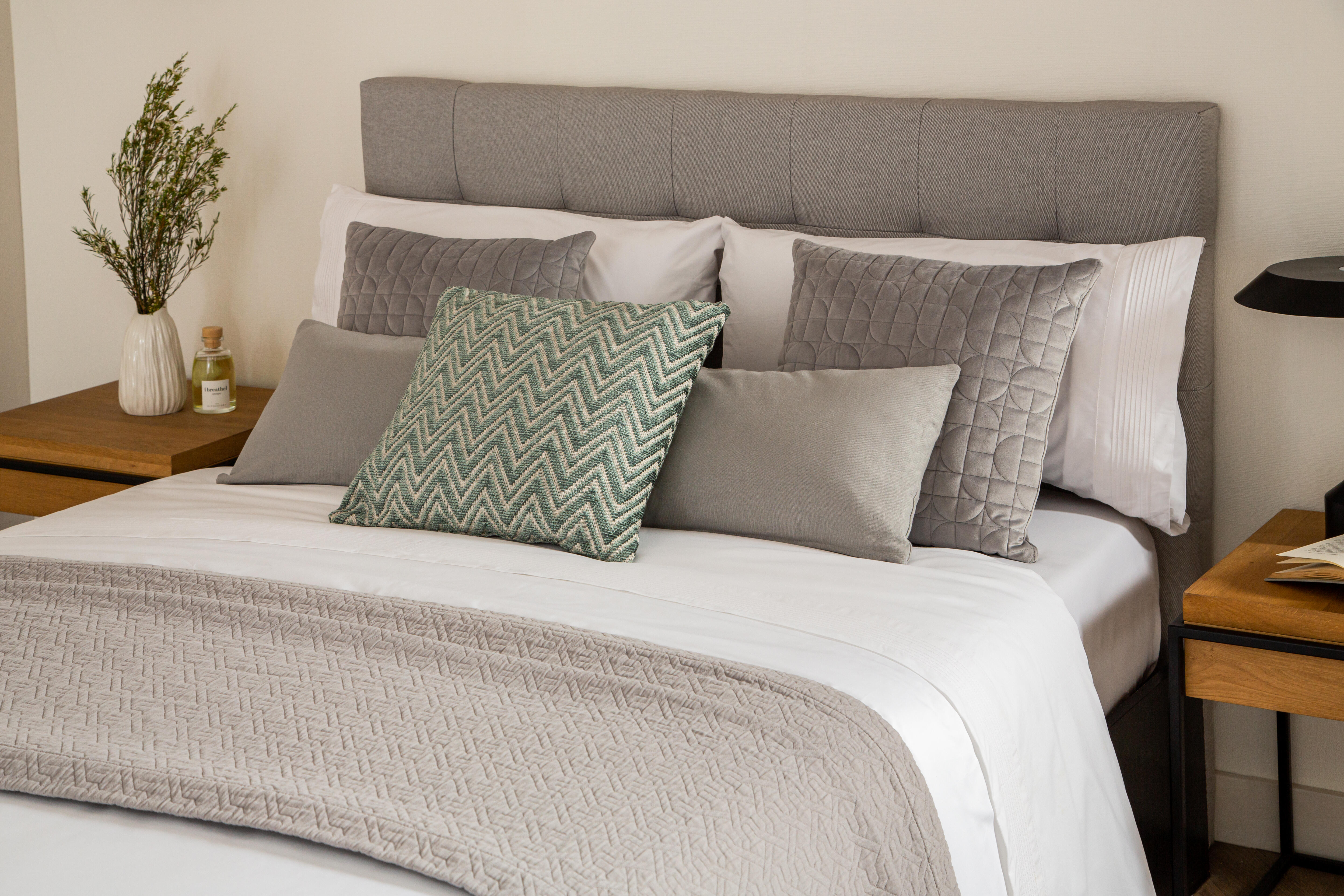 Sábana encimera Crochet algodón percal 200 hilos blanco 230x270 para cama de 150 cm - 7