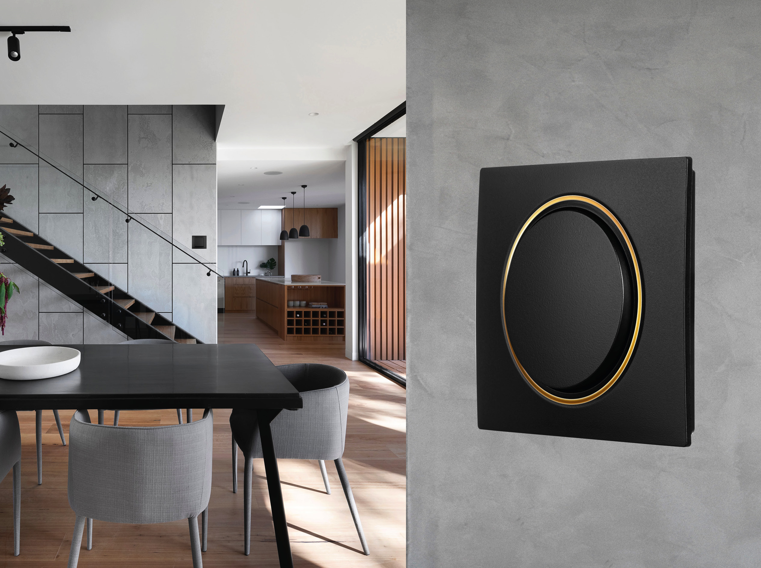 Gniazdo pojedyncze Ardea czarne Lexman - 2