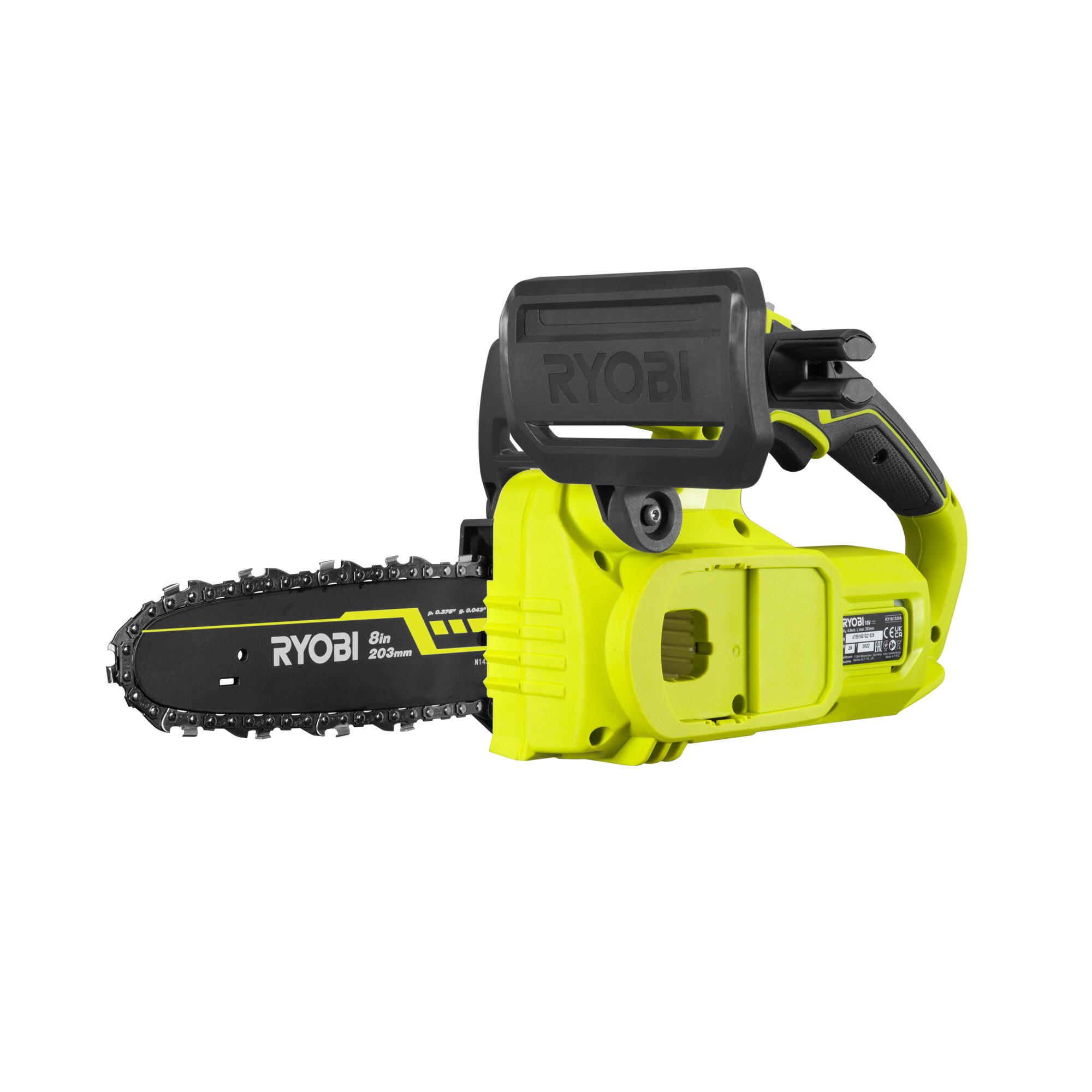 Motosega a batteria RYOBI compatta 18V barra da 20 cm, batteria non inclusa - 10