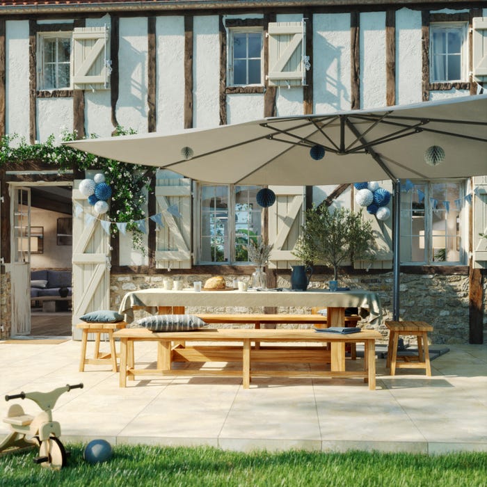 porta parasol-d -material de sombra retangular cinza claro