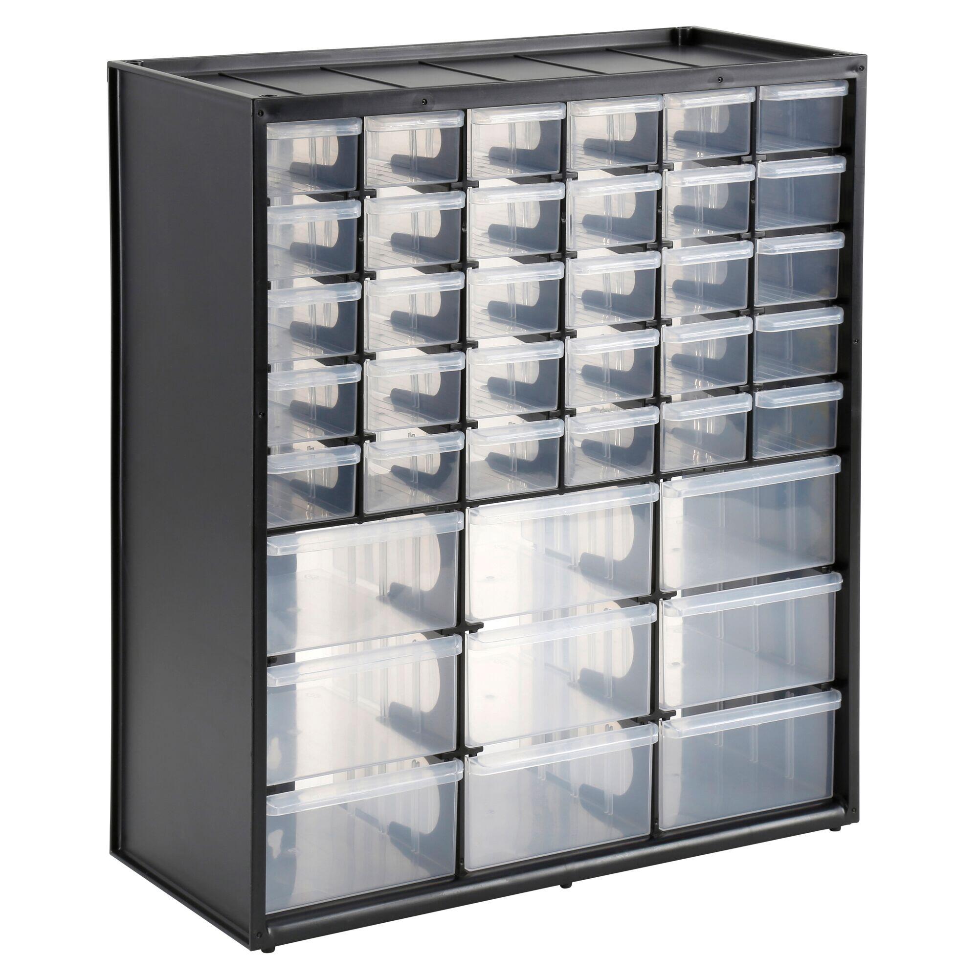 Organizador de tornillos de polipropileno con 39 cajones de 44.5x36.5x16 cm - 3