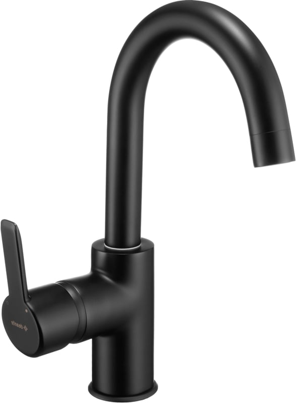 Bateria umywalkowa czarna 26.5 cm Cejlo Deante