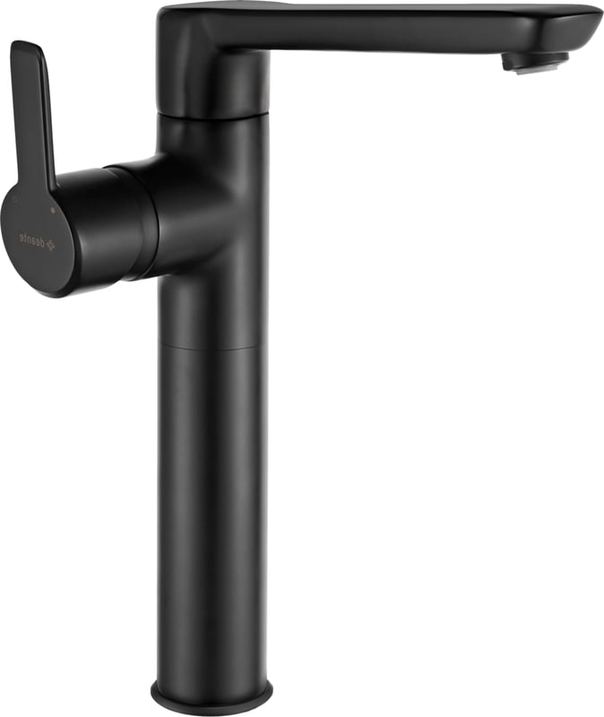 Bateria umywalkowa czarna 28.1 cm Cejlo Deante