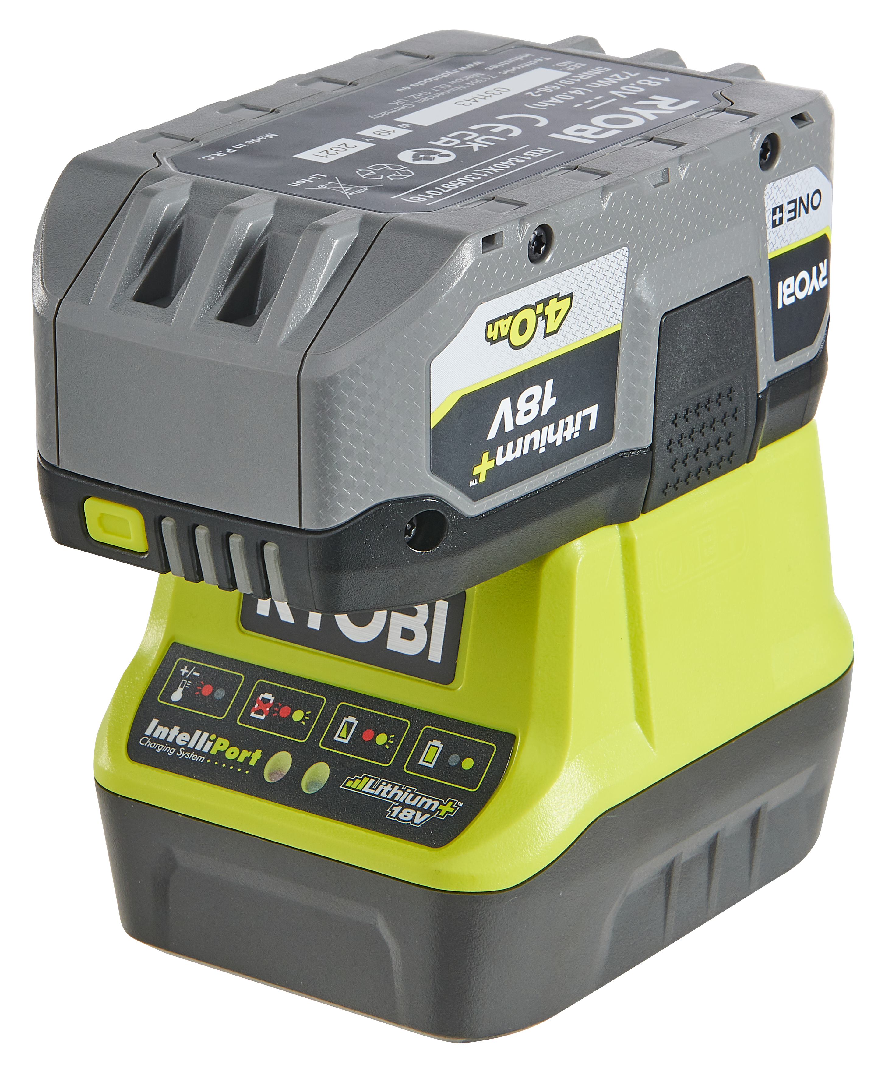 Zestaw akumulatorów 18V 2x4.0Ah Ryobi One+ RB18242X + ładowarka 2.0 AMP - 5
