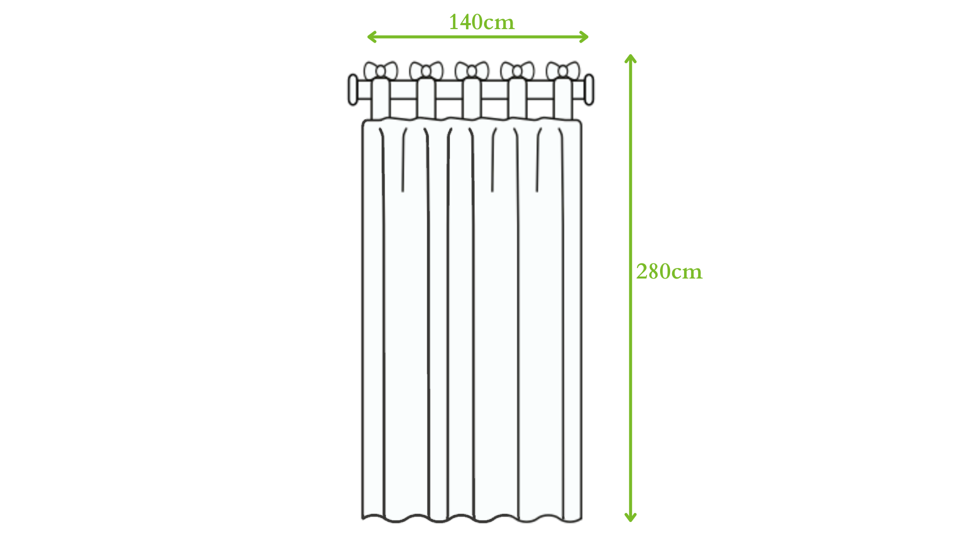 Cortinado alça com botão Charlina 140x280cm bege Inspire - 8