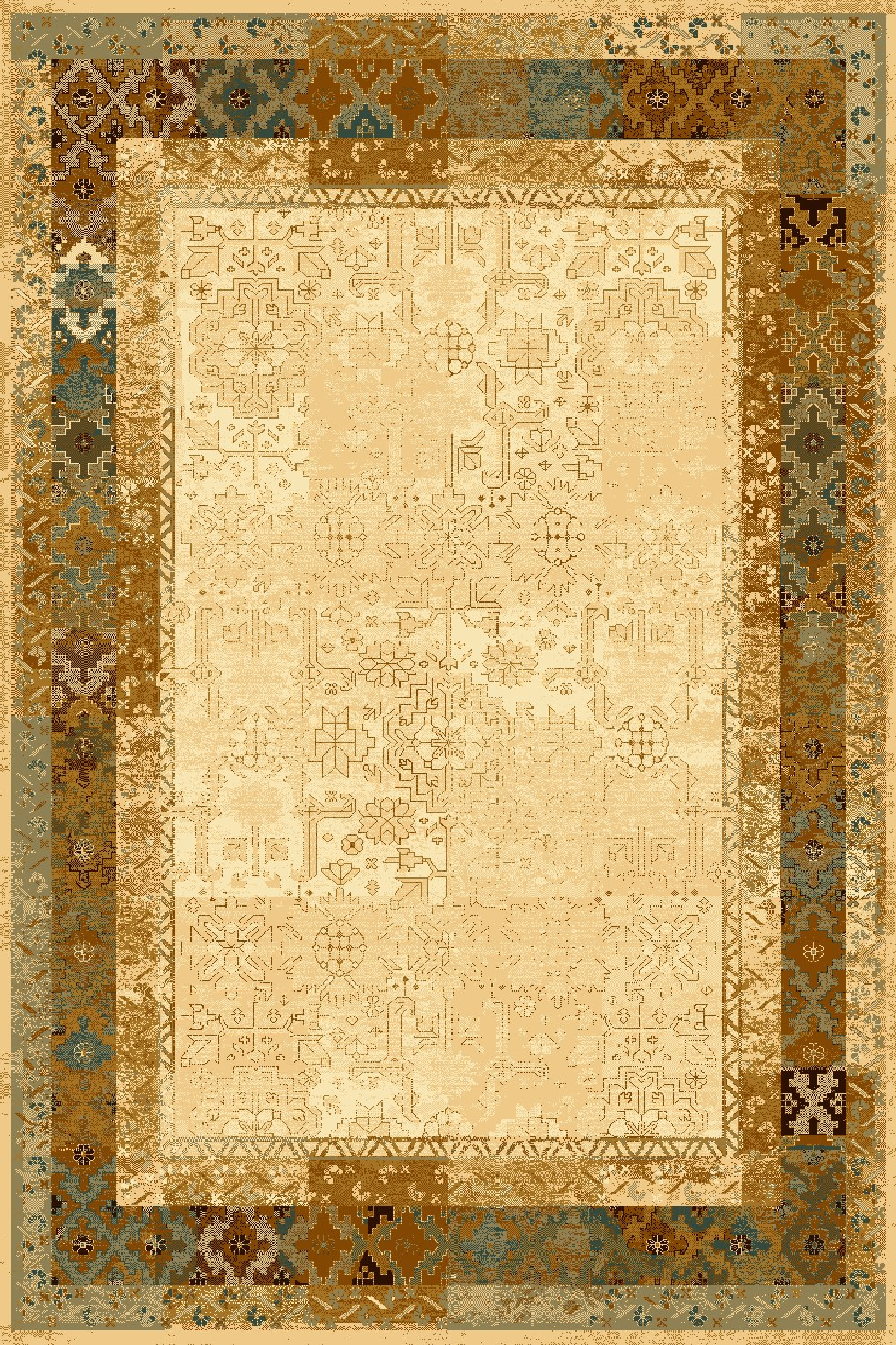 Dywan wełniany Omega Lumena kamel 135 x 200 cm