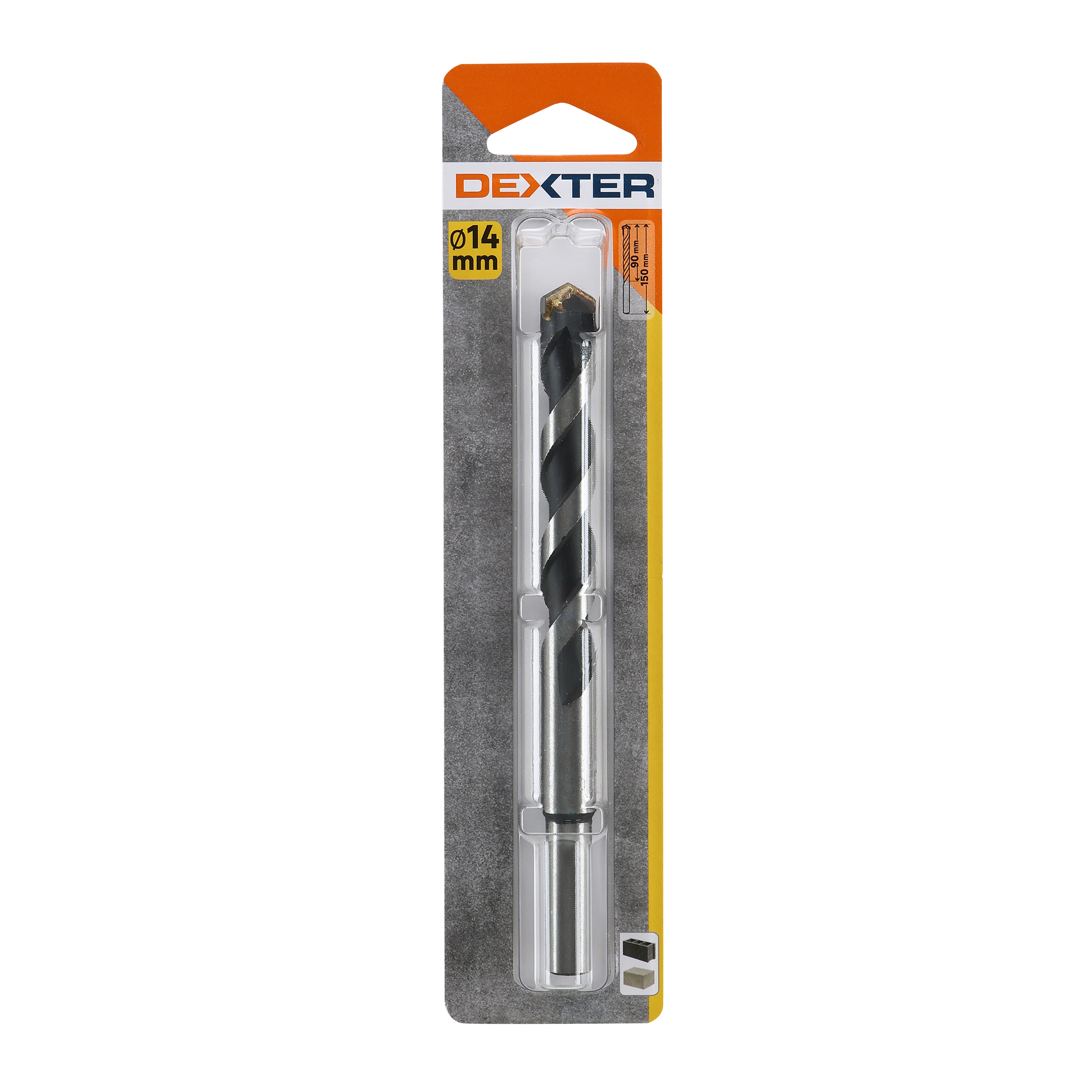 Broca para hormigón enganche cilíndrico ø 14 x l. 150 mm dexter